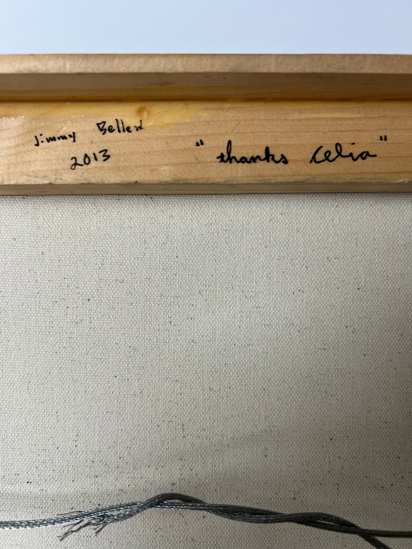 Jimmy Bellew "Thank You, Celia" Mixed Media Sidewalk Grate