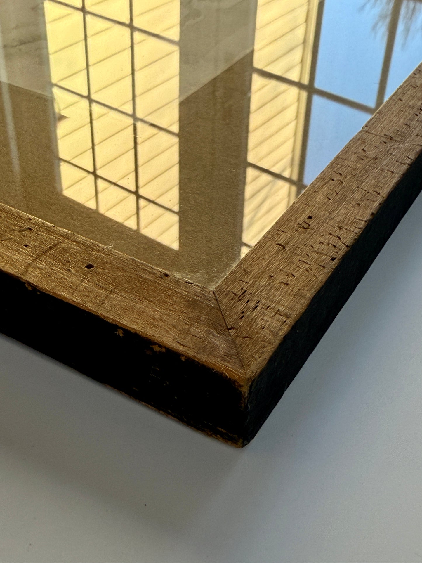 Seymour Remenick Nude Female Tonal Watercolor Portrait in Wood Frame