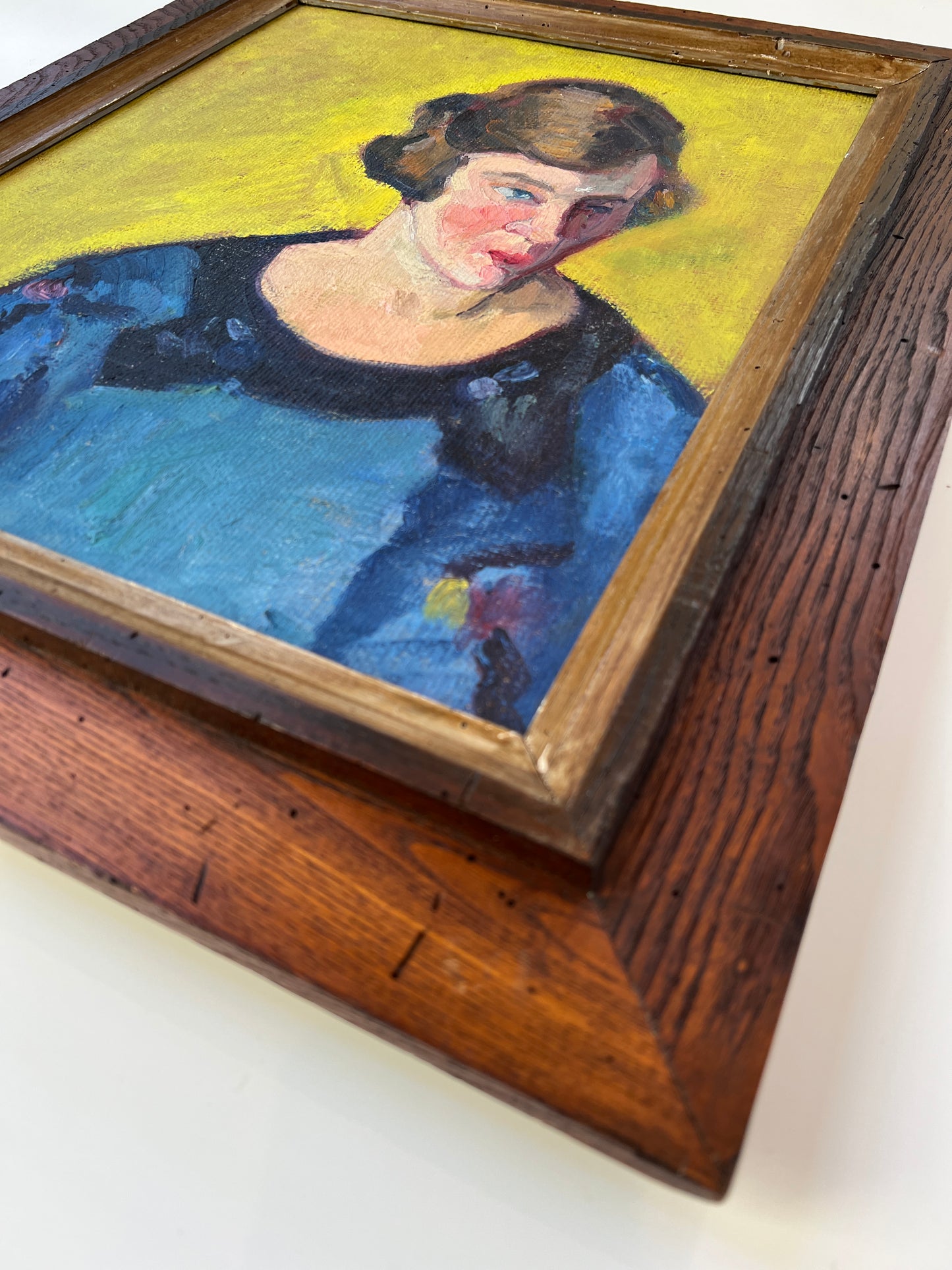 Judith Chamberlain (1893-1965) Portrait of a Woman Oil Painting