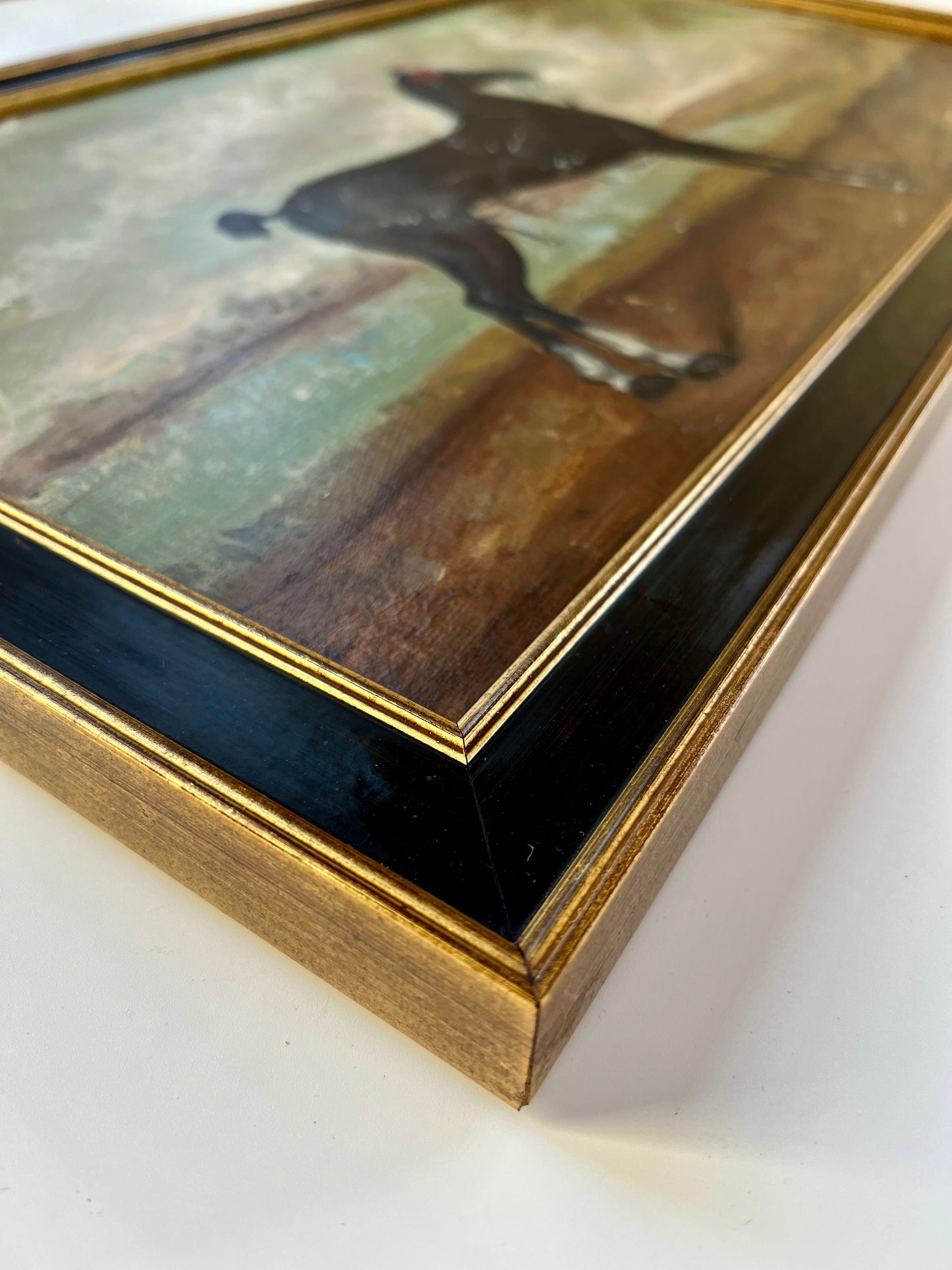 19th Century Horse Portrait Oil Painting