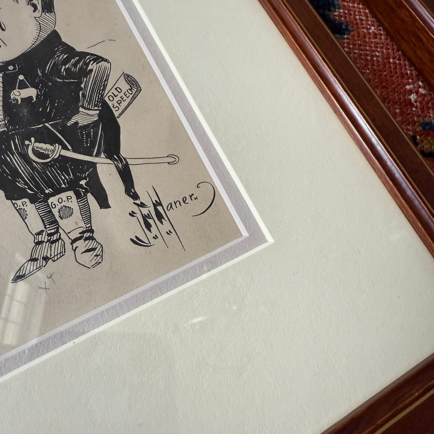 Set of Four Original Political Cartoon Drawings by Tony Auth (Philadelphia Inquirer) and Jack Knox (Nashville Banner)