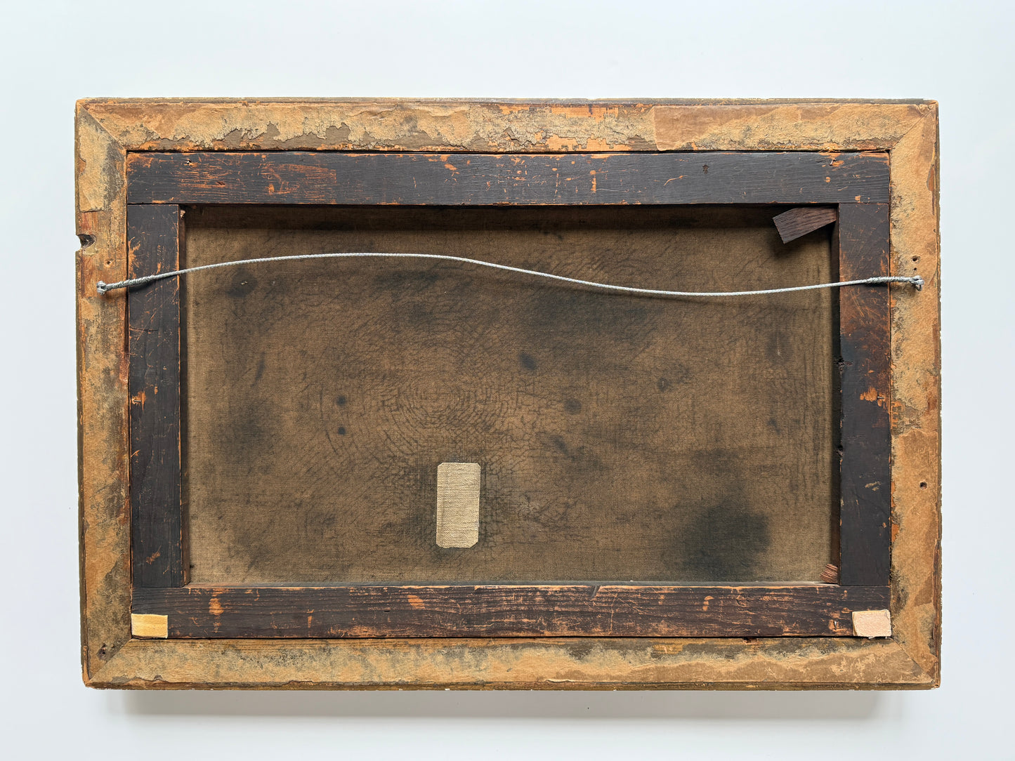 C. 1900 American Steamship Portrait Oil Painting in Gold Acanthus Frame