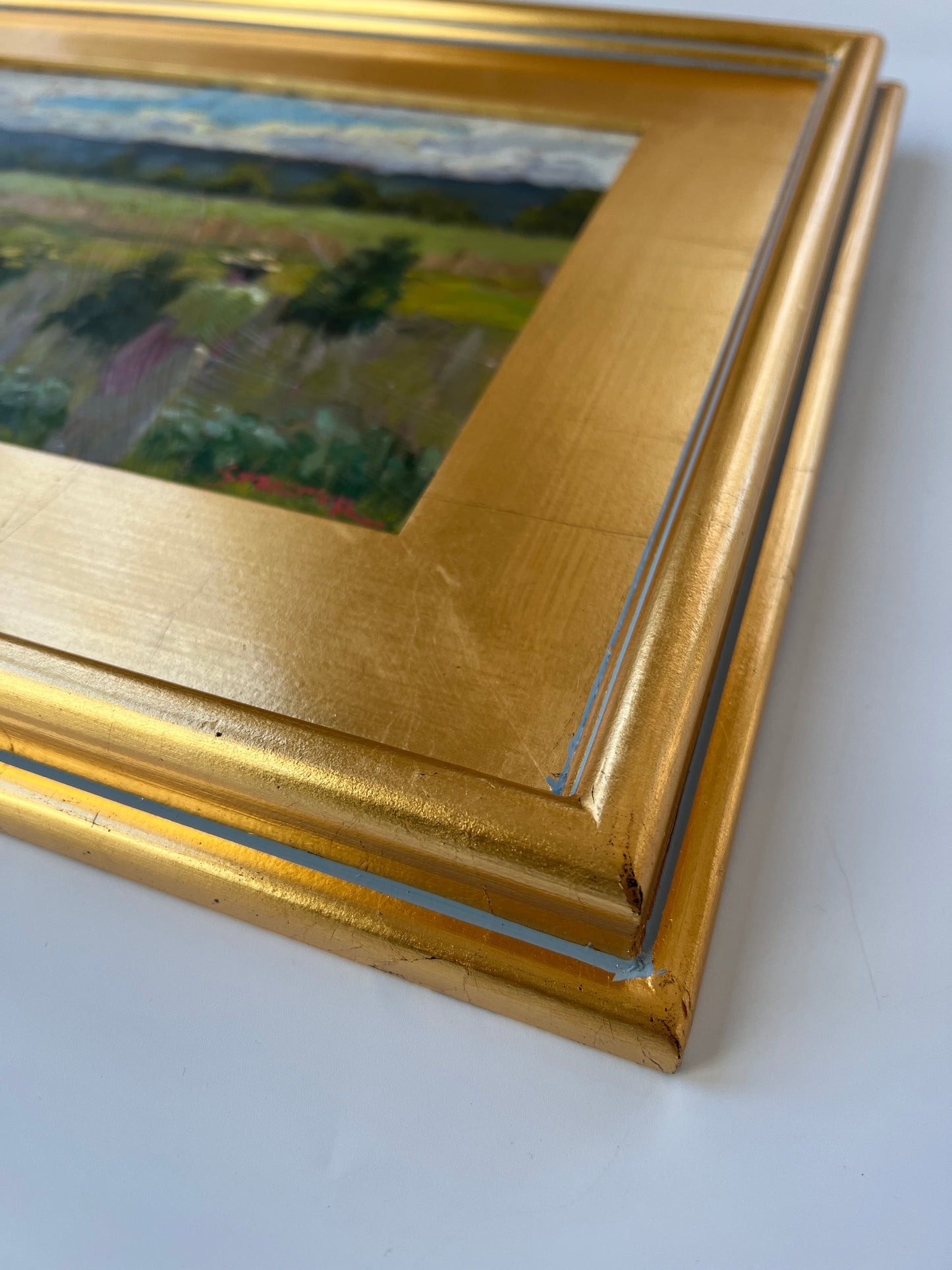 Richard Stalter (b. 1934) Rural Landscape Oil Painting