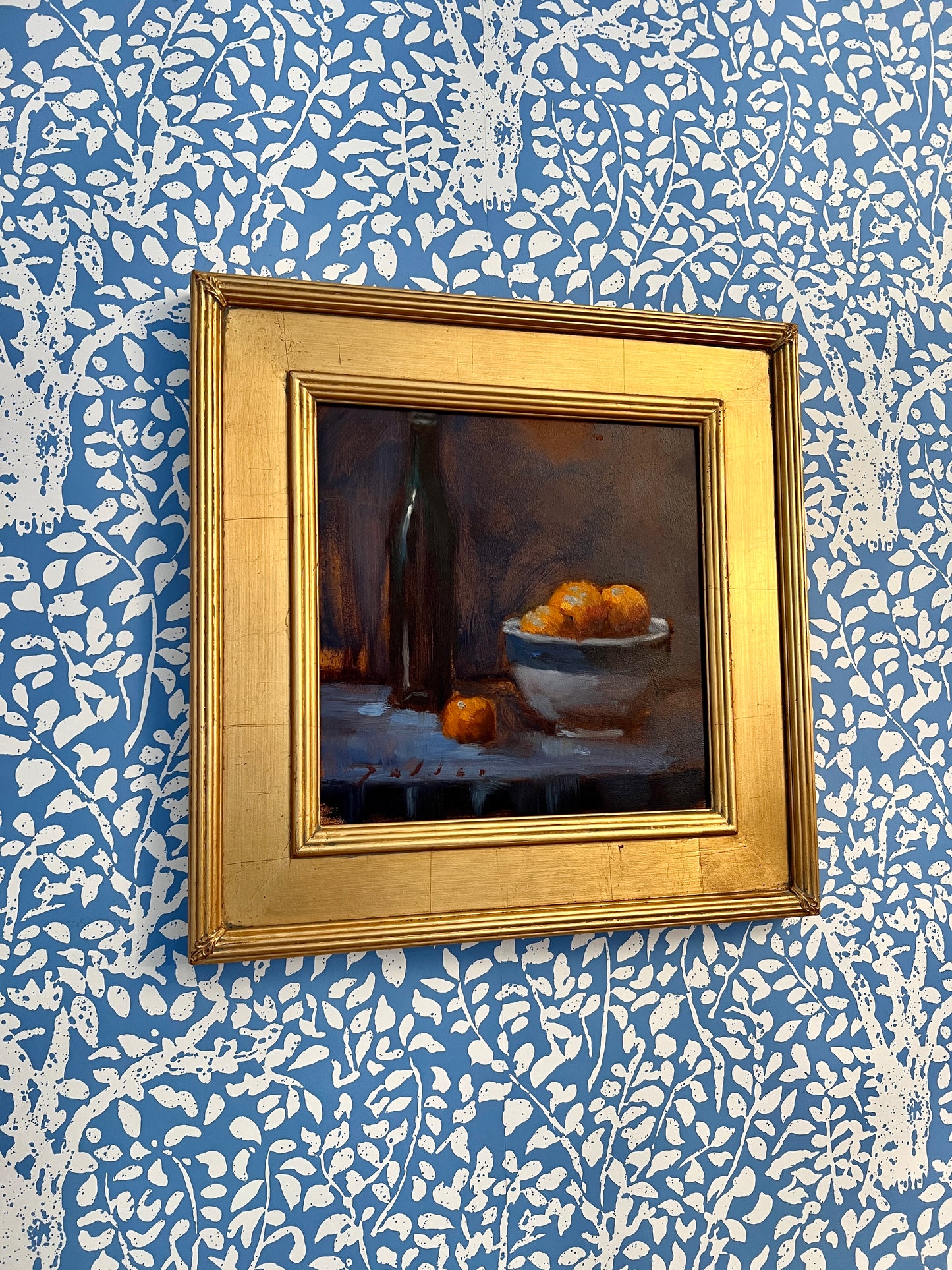 Oranges in Bowl Still Life Oil Painting