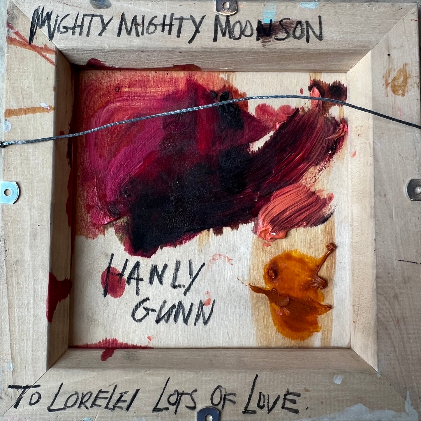 Hanly Gunn Modern Abstract Umbrella Mighty Mighty Monsoon Painting