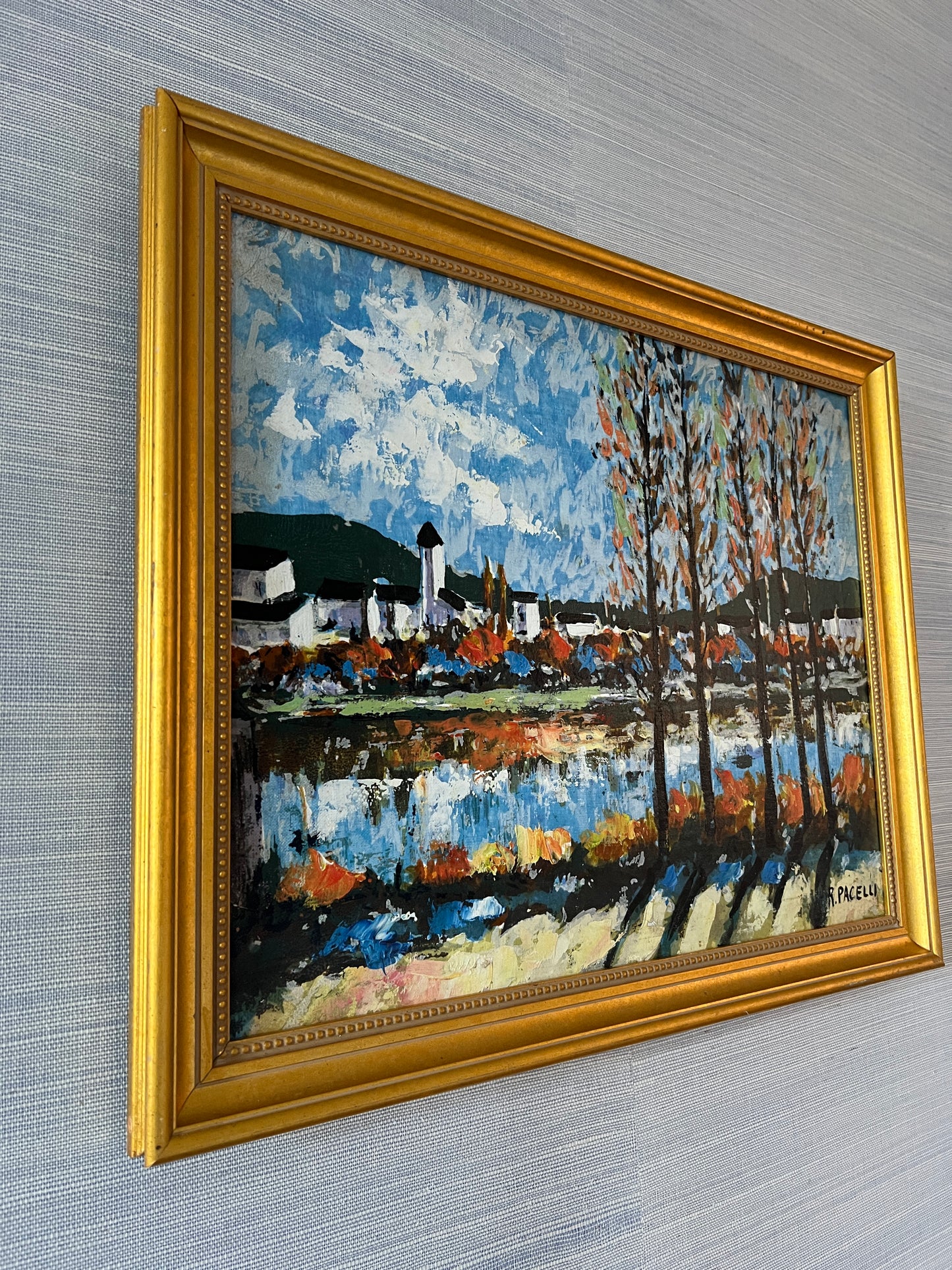 Mid Century Colorful Landscape