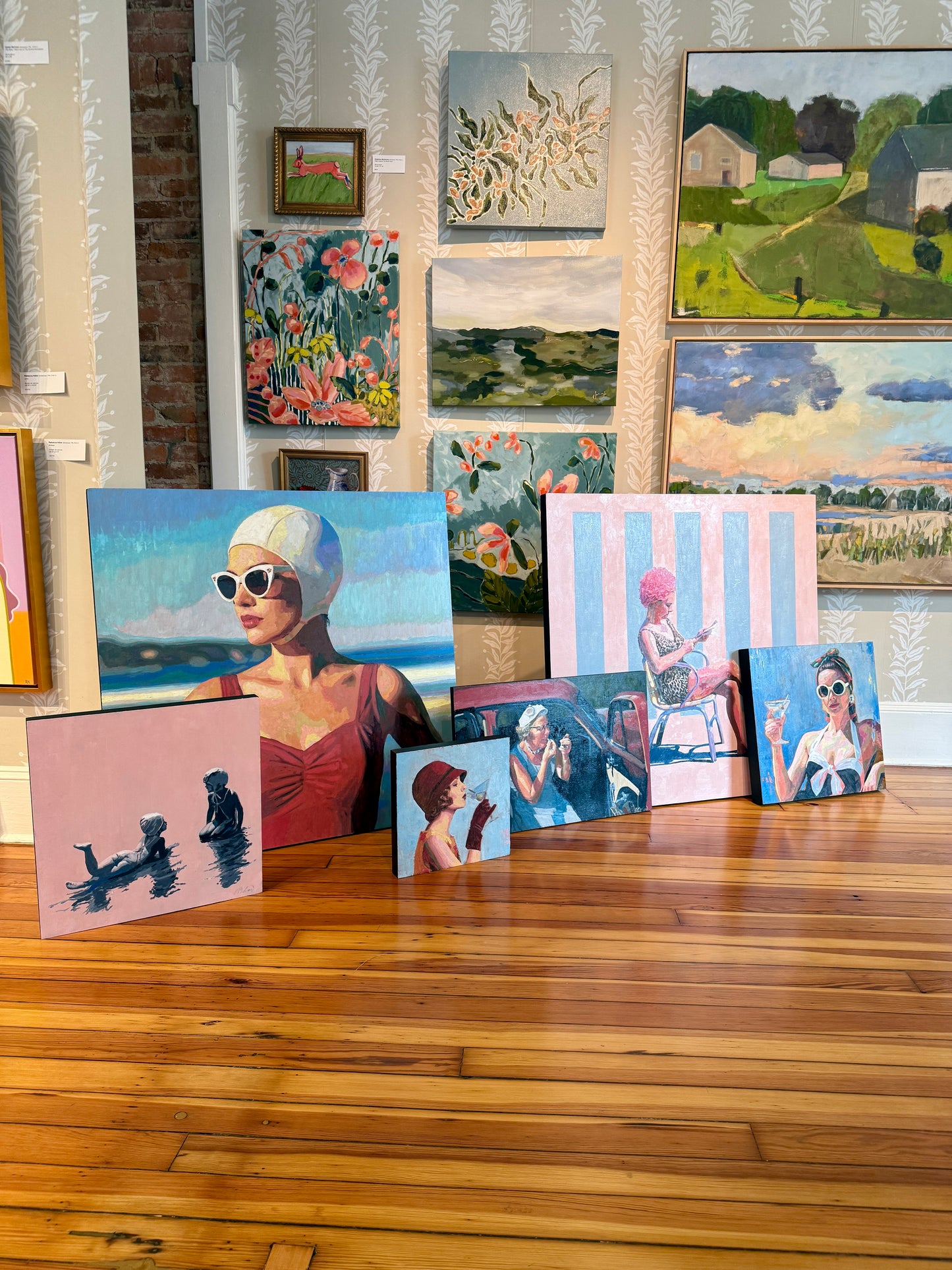 Karen McCool Making Today A 'Tini Bit Better Oil Painting