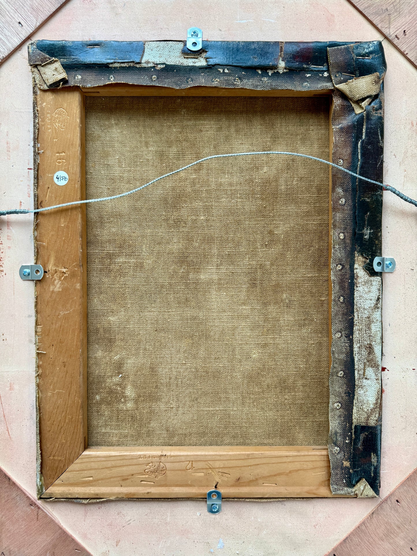 Early 19th Century Reclined Female Nude Portrait in Gold Frame