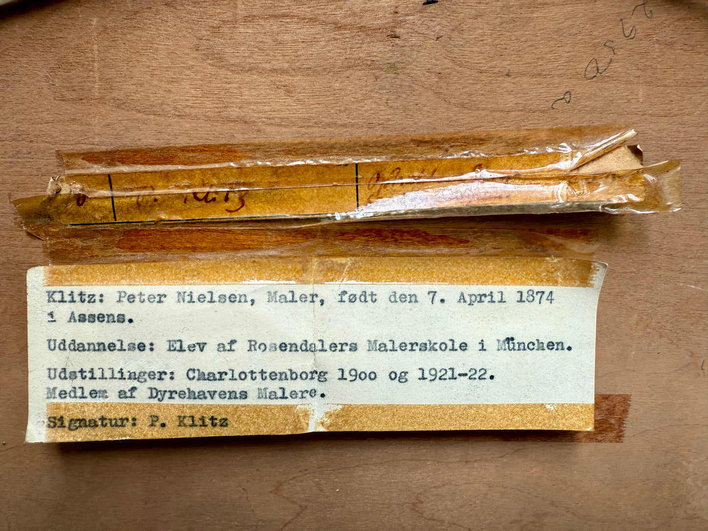 1936 Peter Klitz Cows Before the Storm Oil Painting in Golden Frame