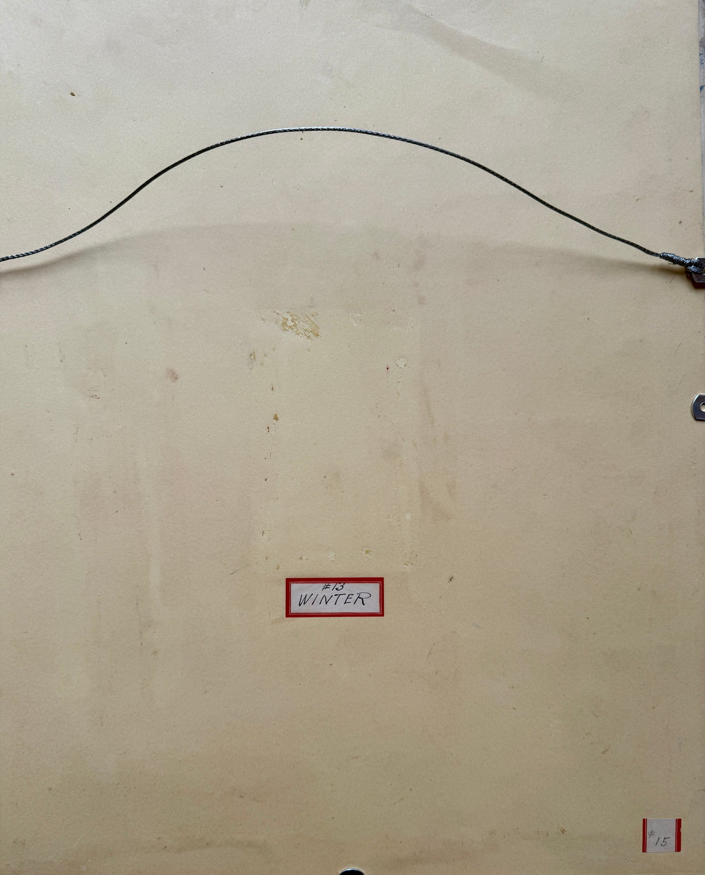 Victoria Donohue Pennsylvania Neighborhood Winter Landscape Oil Painting in Gold Frame