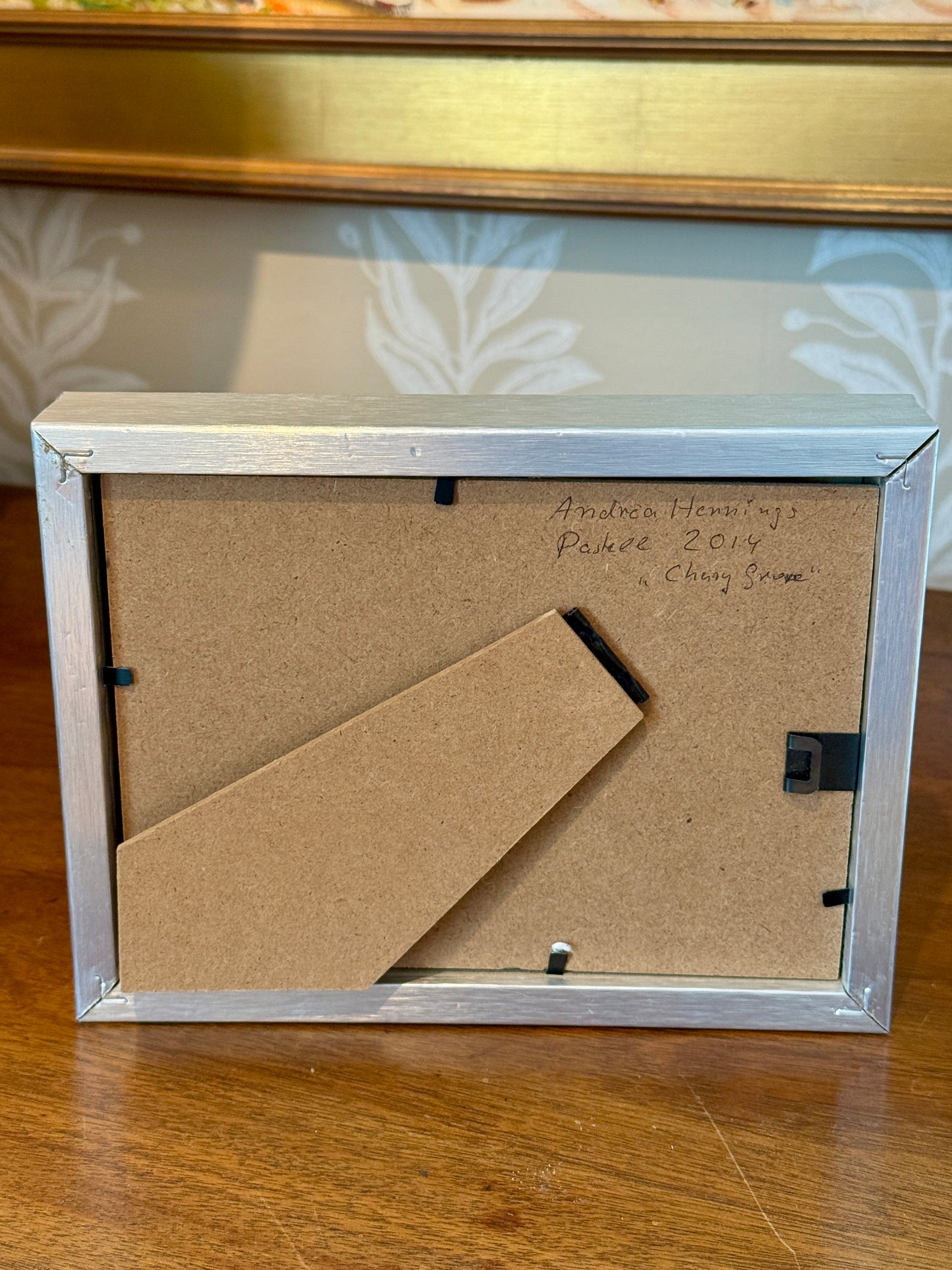 Andrea Hennings Cherry Grove Beach Pastel in Silver Frame