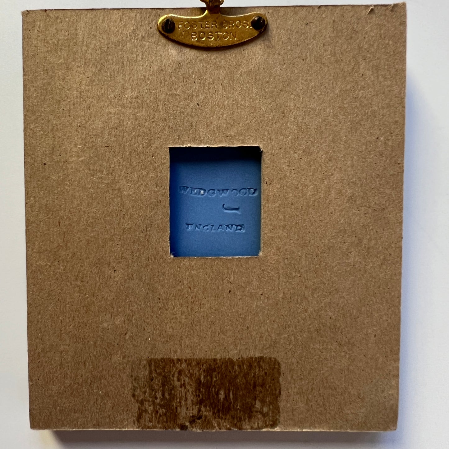 Wedgwood Portrait Medallion of Benjamin Franklin in Black Frame