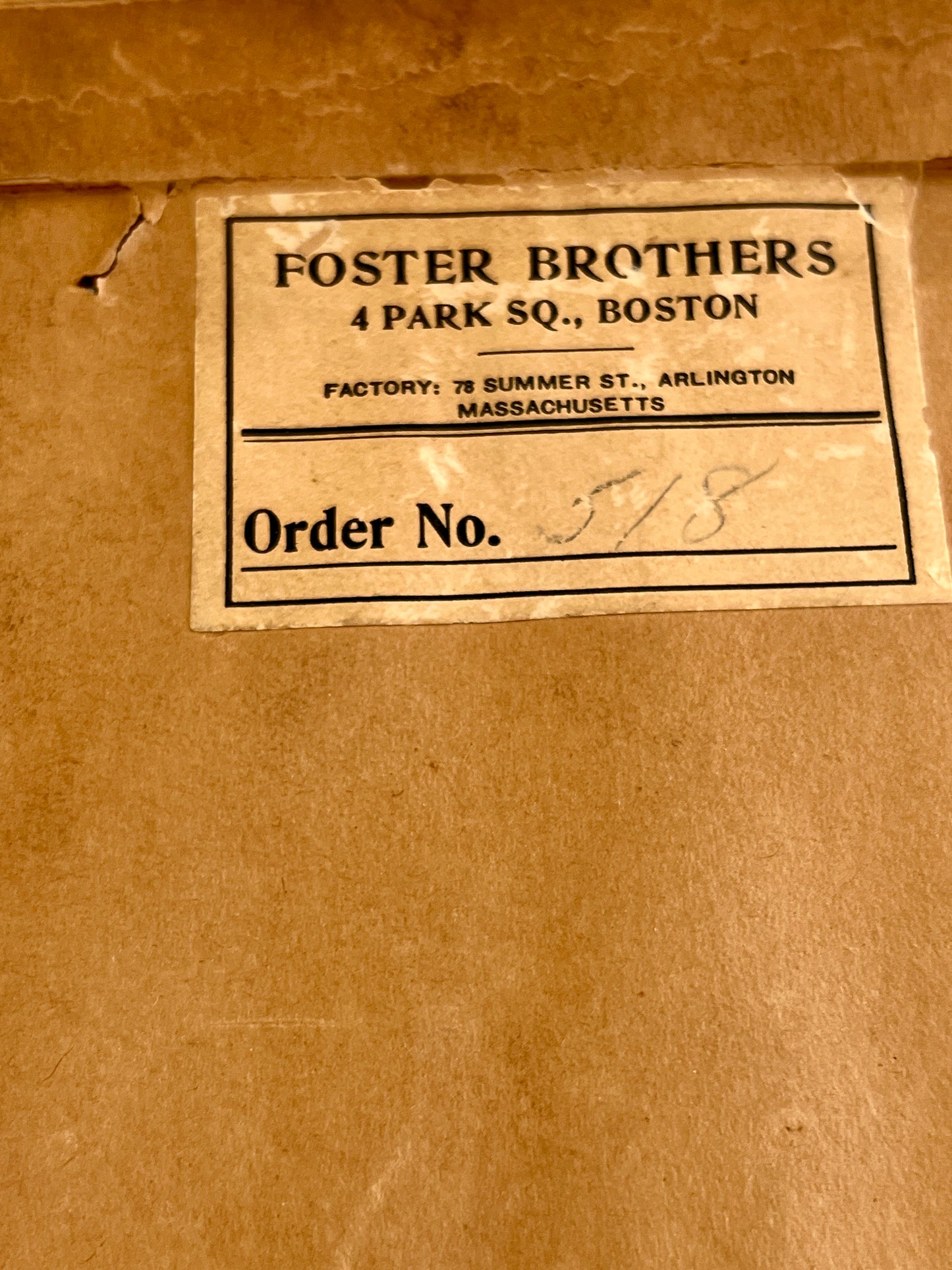 1938 Ernest Edwin Anthony (1894-1941) Watercolor Portrait of Country Home in Gold Frame