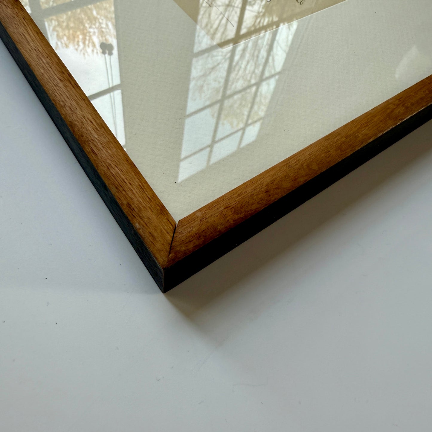 Seymour Remenick Nude Female Tonal Ink Portrait Drawing in Wood Frame