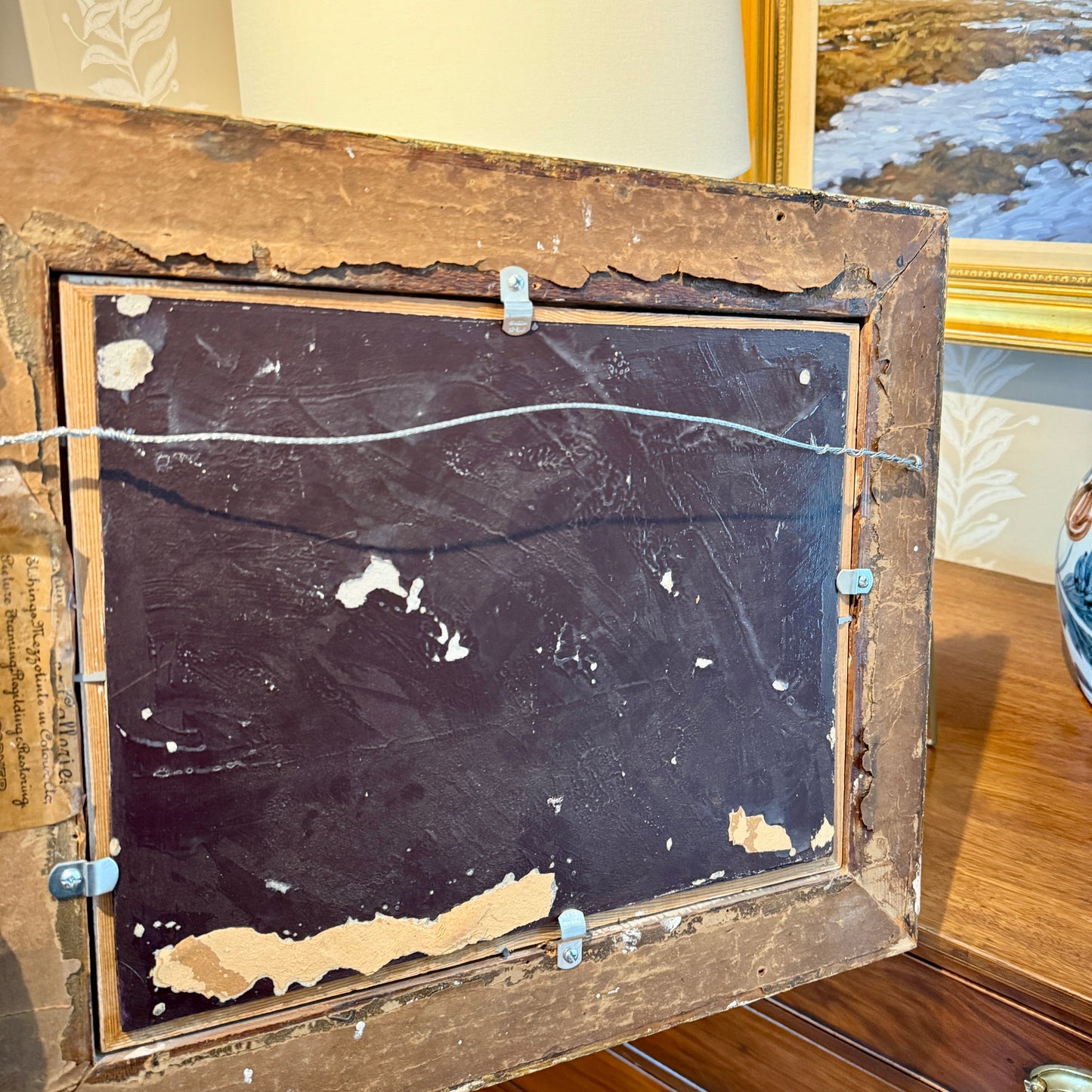 Late 19th - Early 20th Century Bay Horse Portrait British School Oil Painting in Gilded Frame