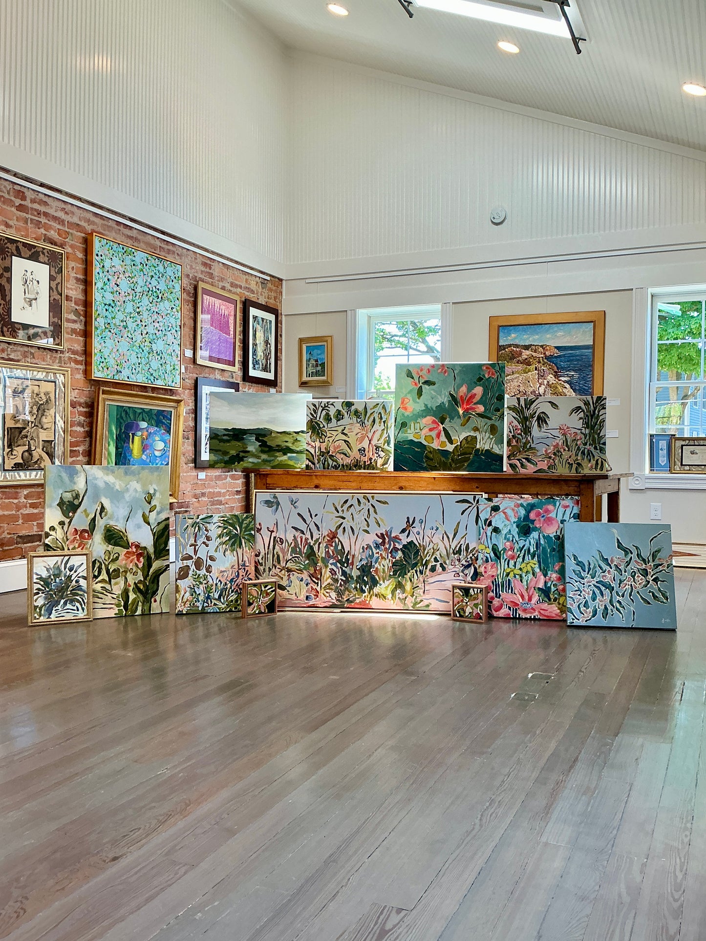 Jessa Butler Like A Warm Breeze Expressionist Botanical Painting