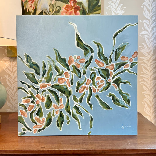 Jessa Butler This Too Shall Pass Expressionist Botanical Painting