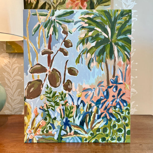Jessa Butler Like A Warm Breeze Expressionist Botanical Painting