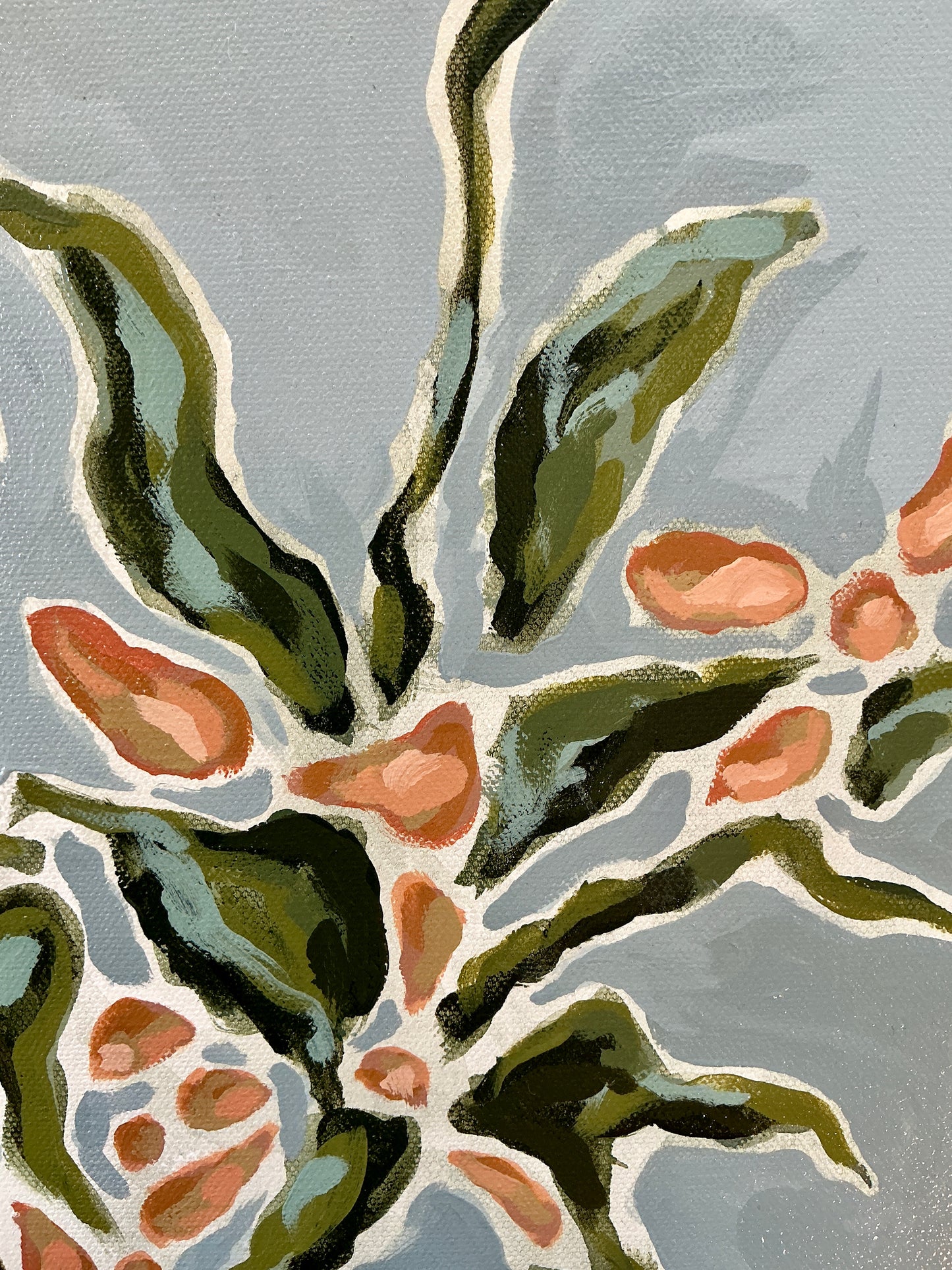 Jessa Butler This Too Shall Pass Expressionist Botanical Painting