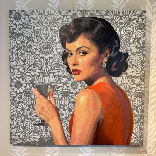 Karen McCool Who’s Gonna Stop Me? Oil Painting