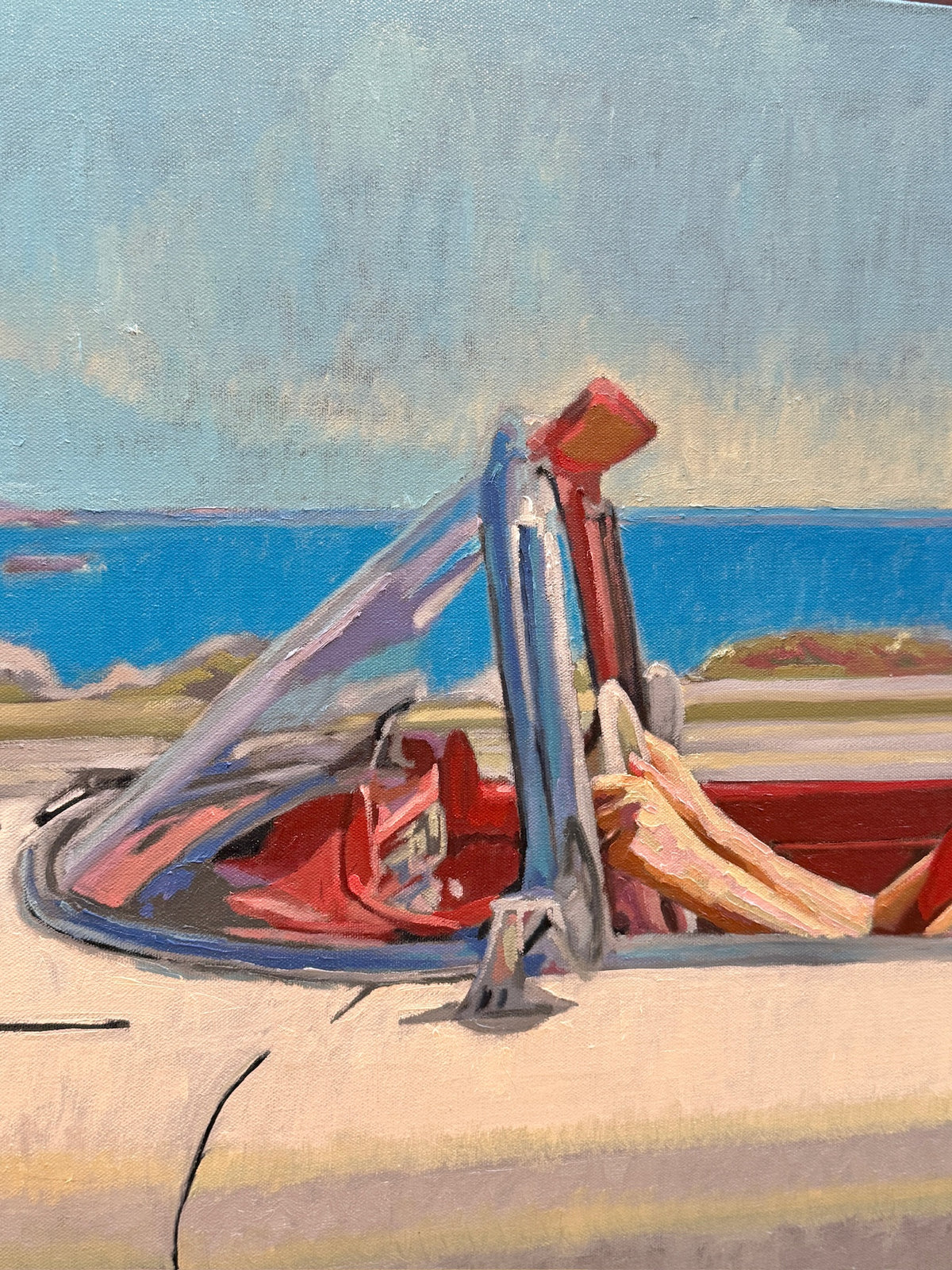 Karen McCool Road Trip Rules: I Control The Radio You Hand Me The Snacks Oil Painting