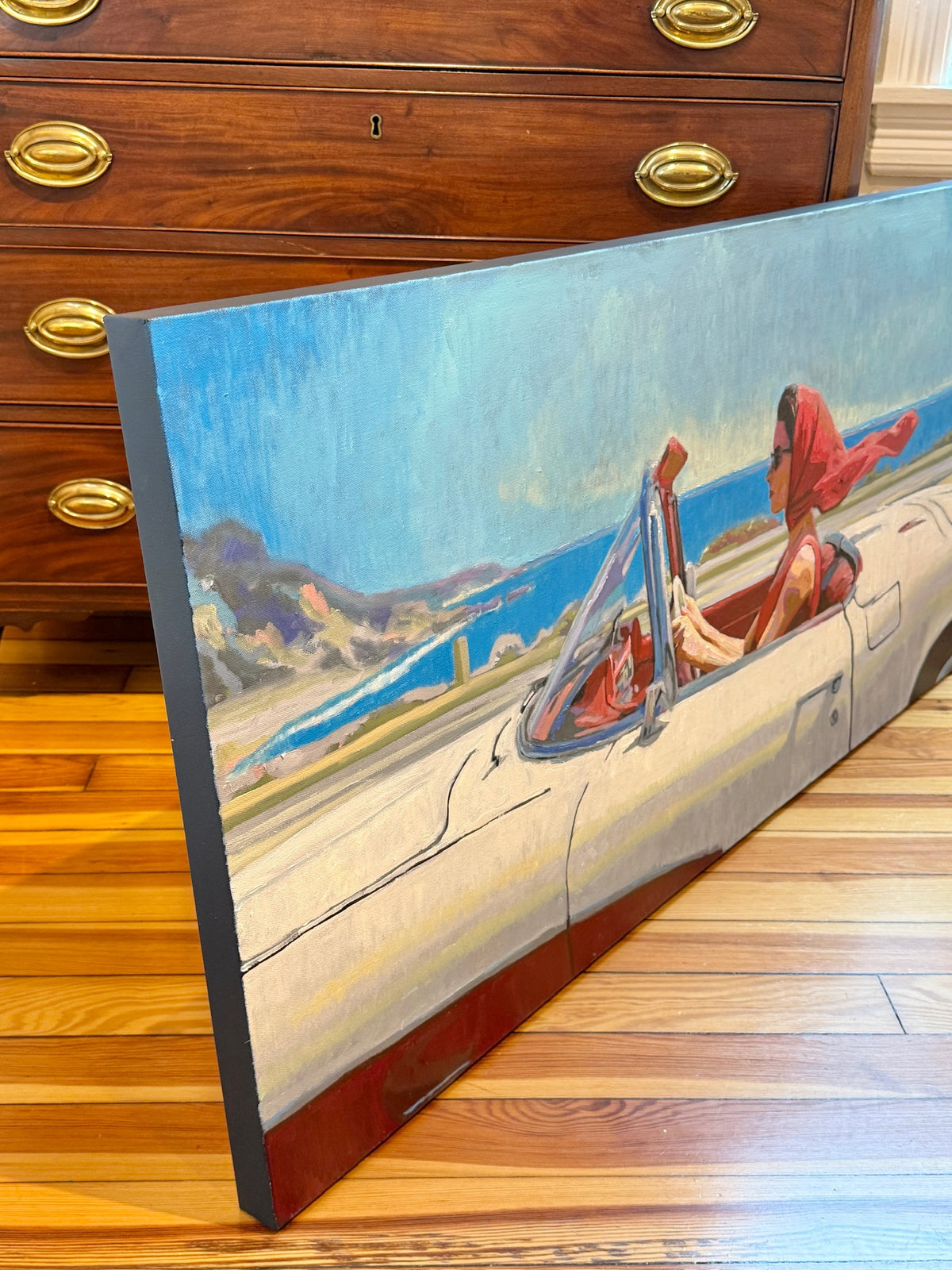 Karen McCool Road Trip Rules: I Control The Radio You Hand Me The Snacks Oil Painting