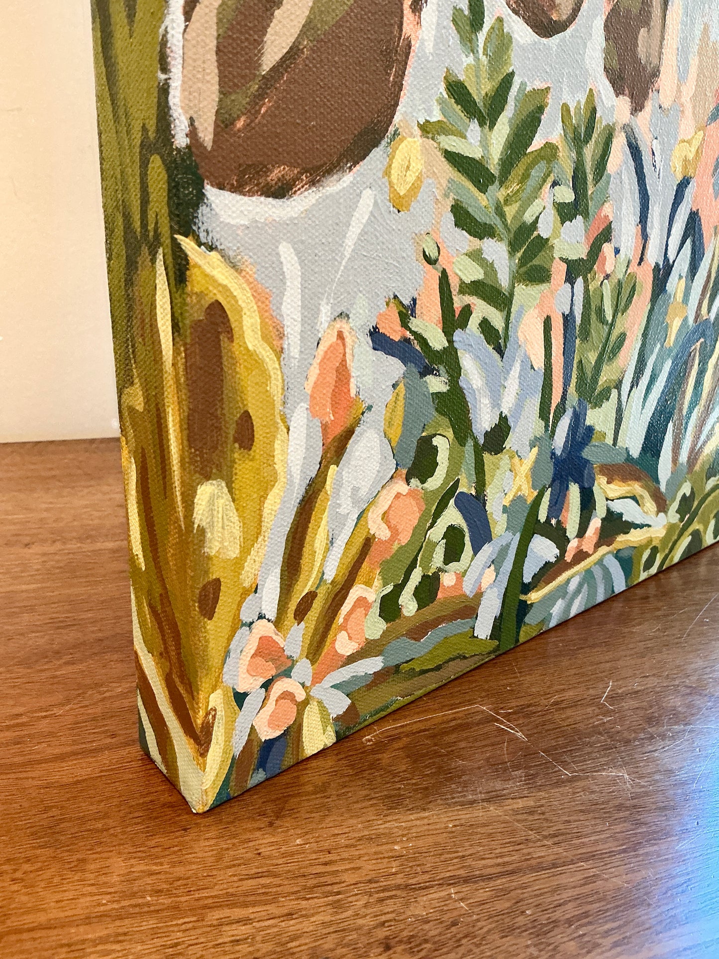 Jessa Butler Like A Warm Breeze Expressionist Botanical Painting