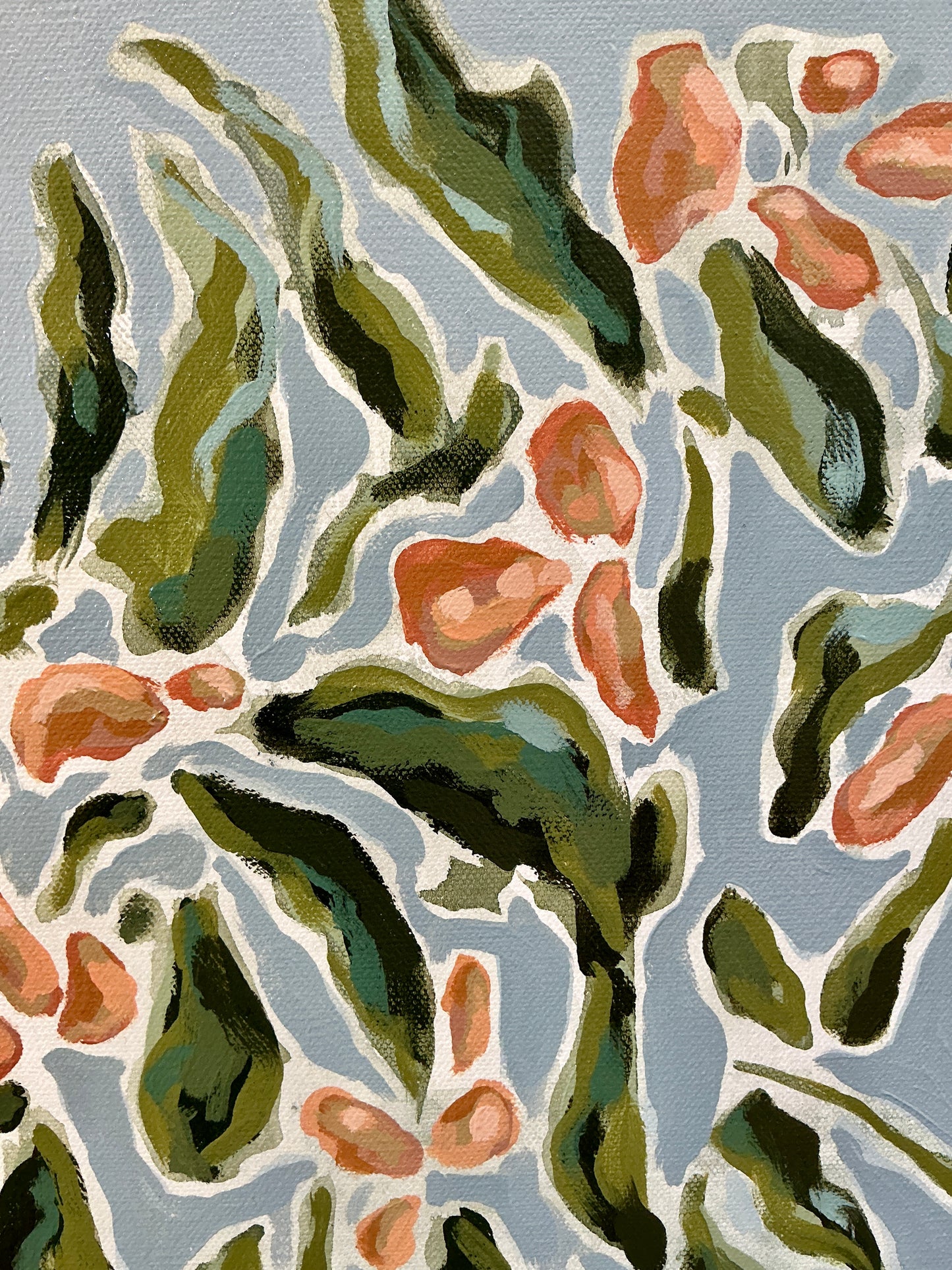 Jessa Butler This Too Shall Pass Expressionist Botanical Painting
