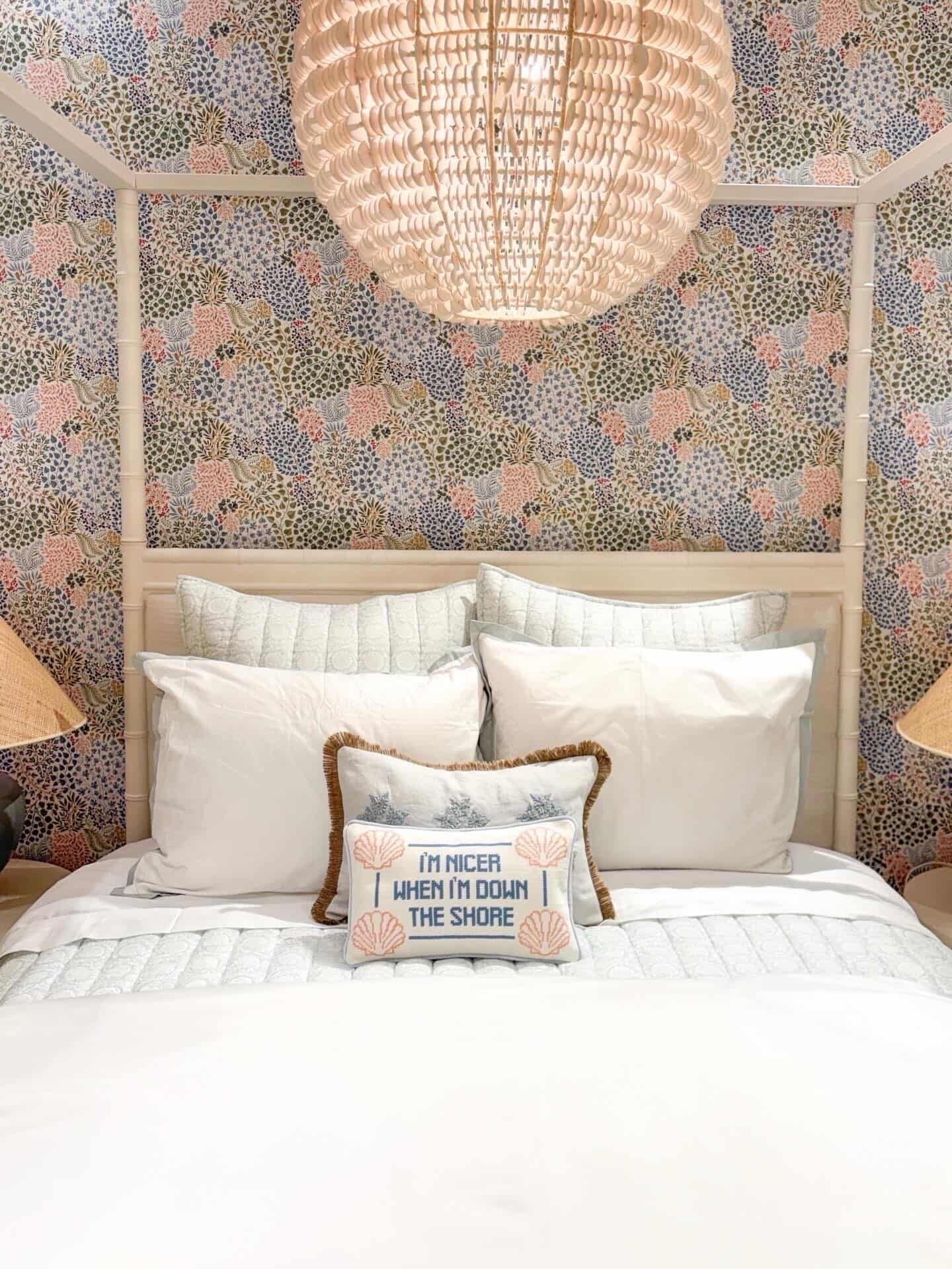 "I'm Nicer When I'm Down the Shore" Needlepoint Pillow