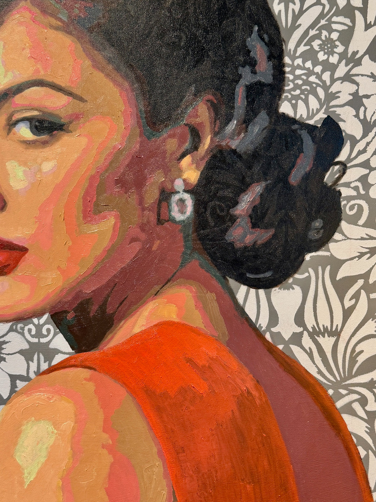 Karen McCool Who’s Gonna Stop Me? Oil Painting