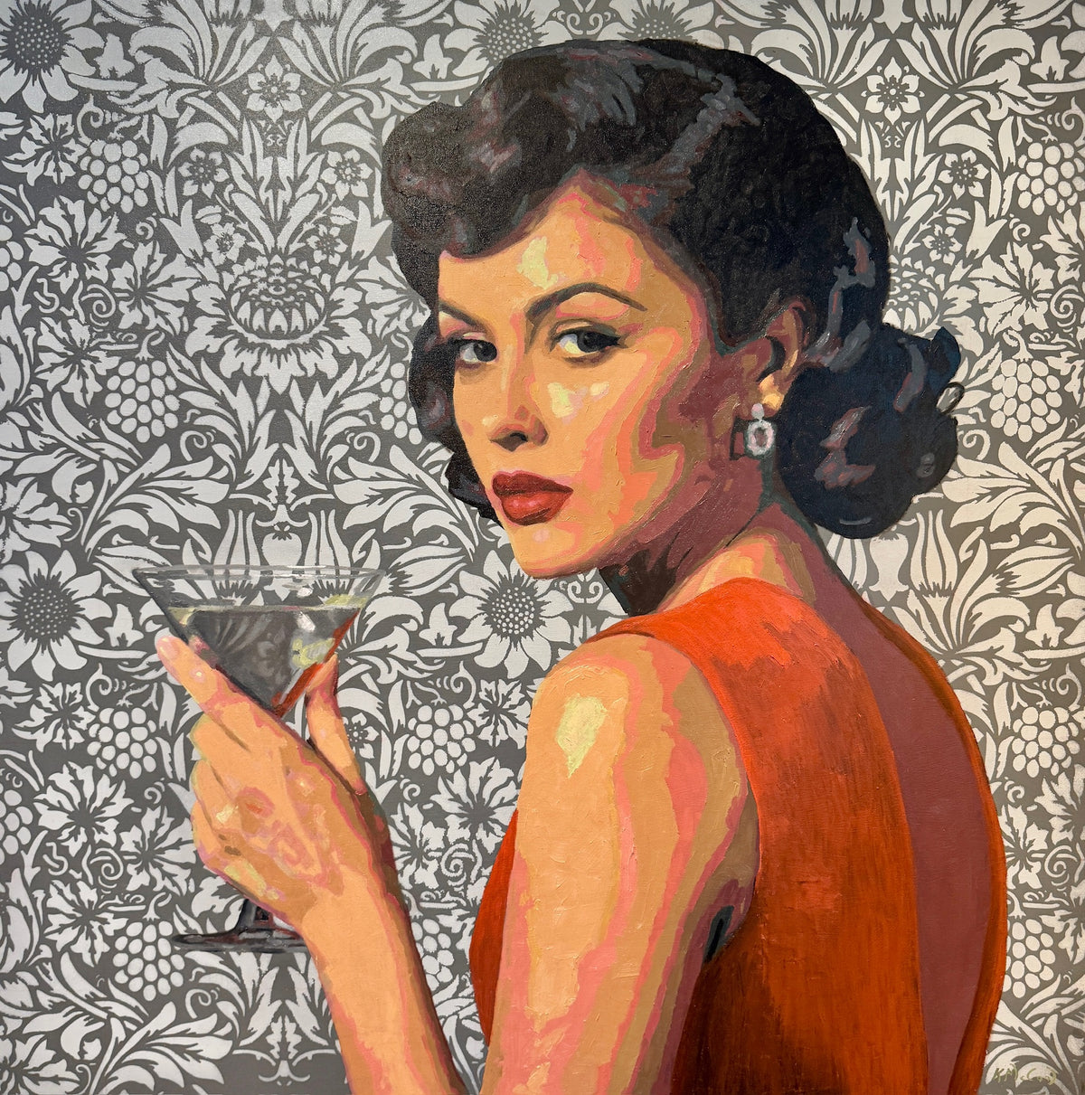 Karen McCool Who’s Gonna Stop Me? Oil Painting