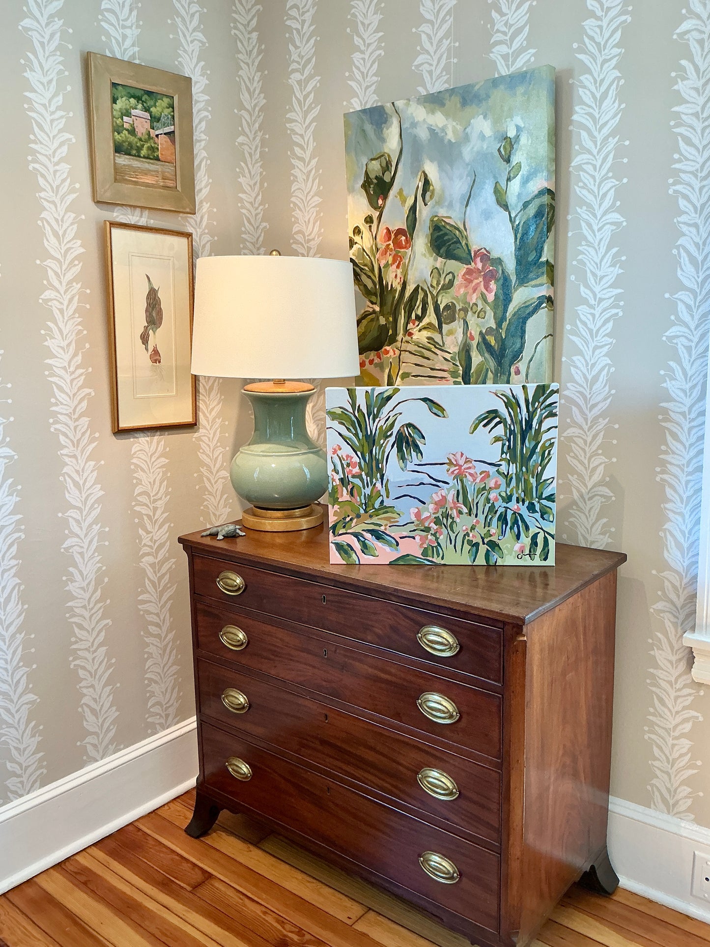 Jessa Butler Island Life Expressionist Botanical Painting