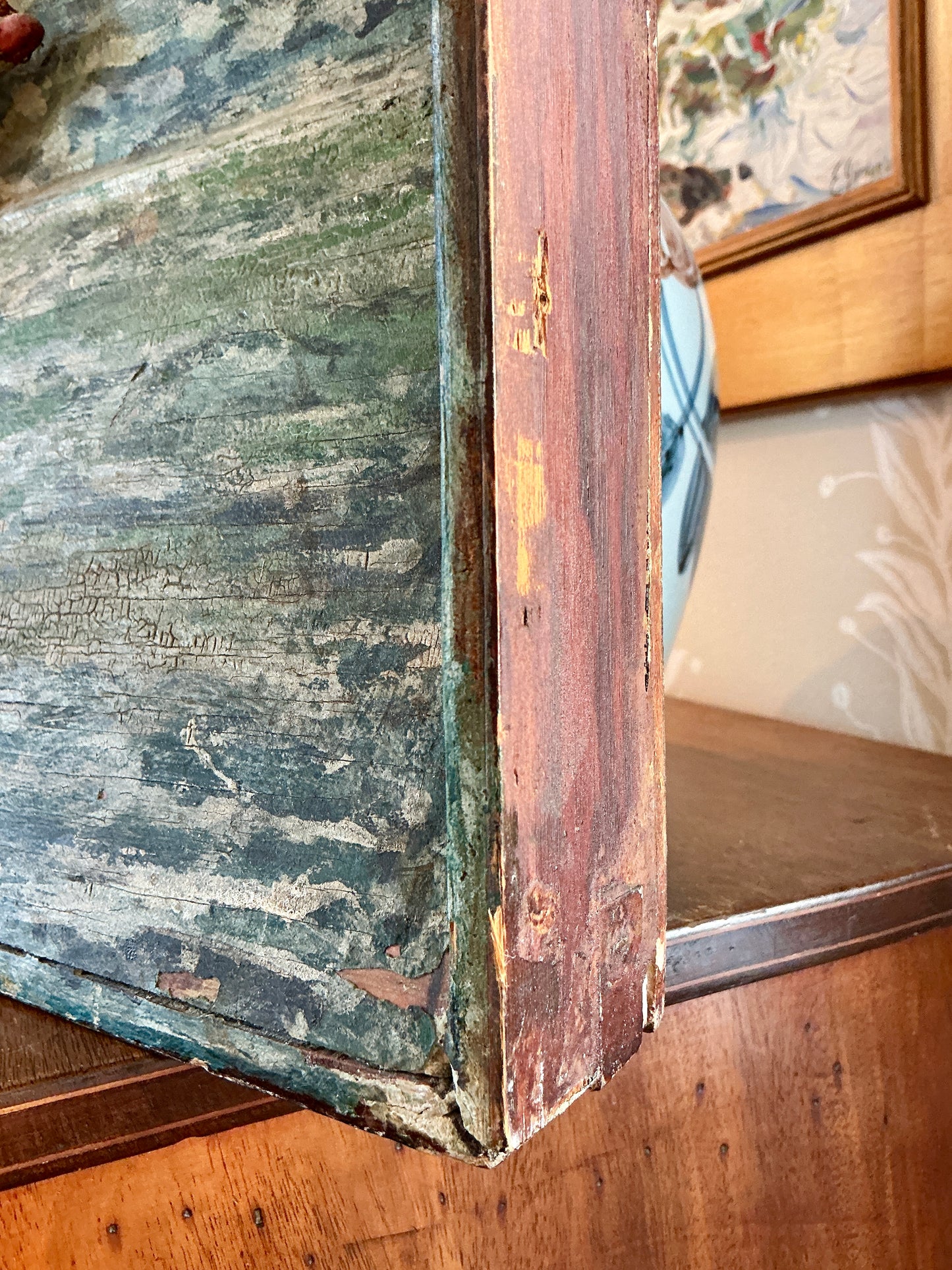19th Century American Sail Ship Painted Diorama