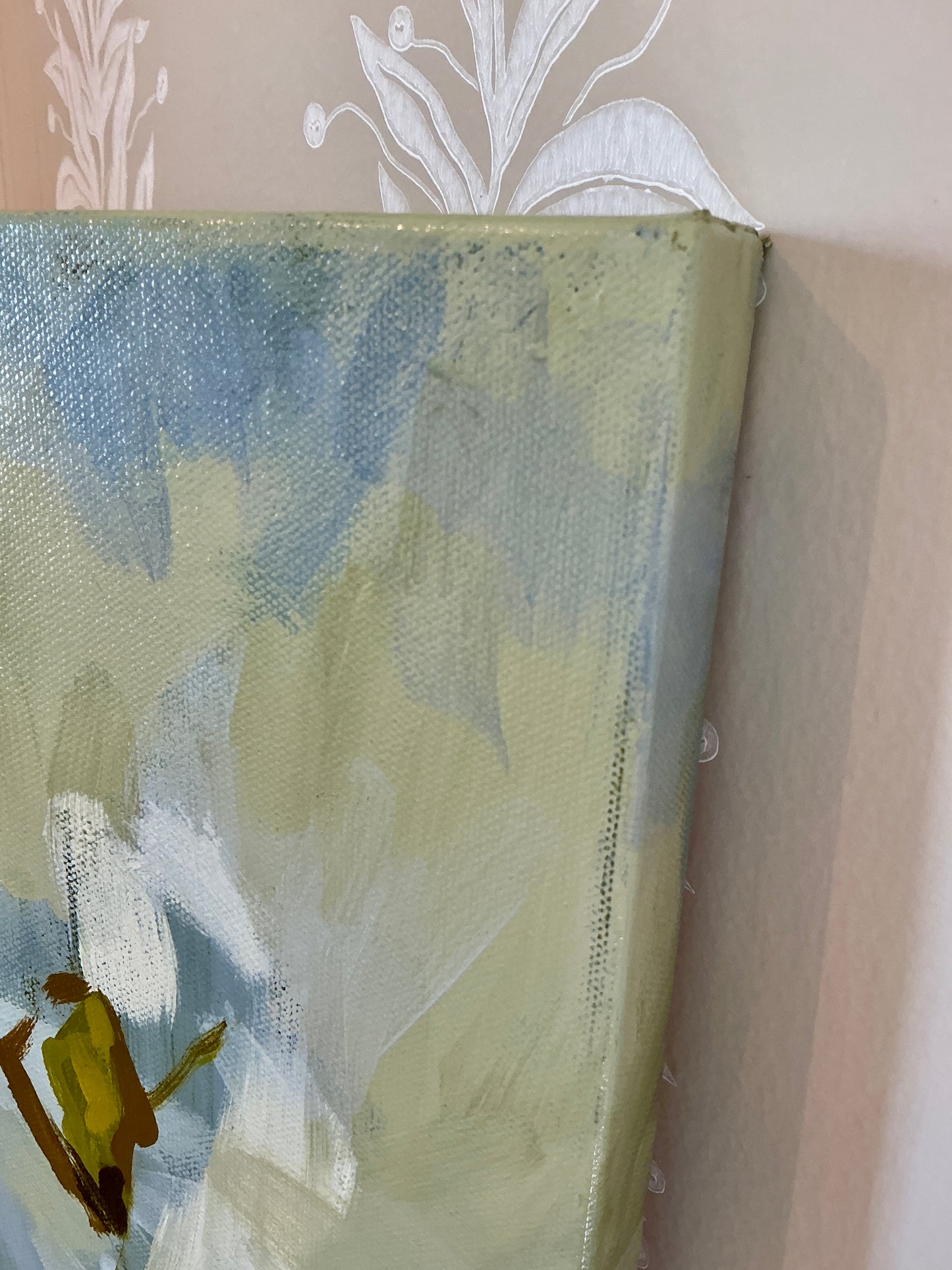 Jessa Butler Olive Palette Expressionist Botanical Painting