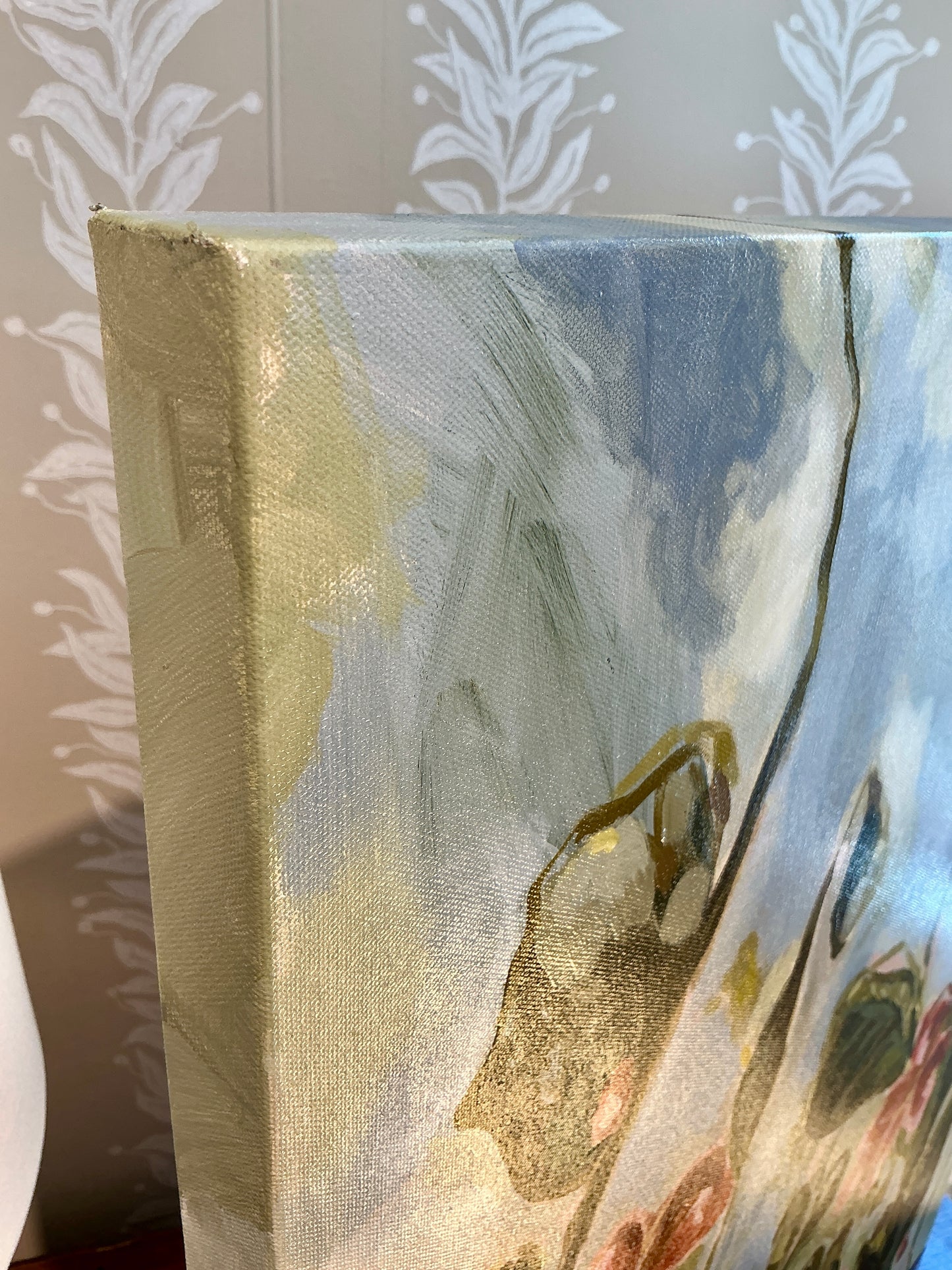 Jessa Butler Olive Palette Expressionist Botanical Painting
