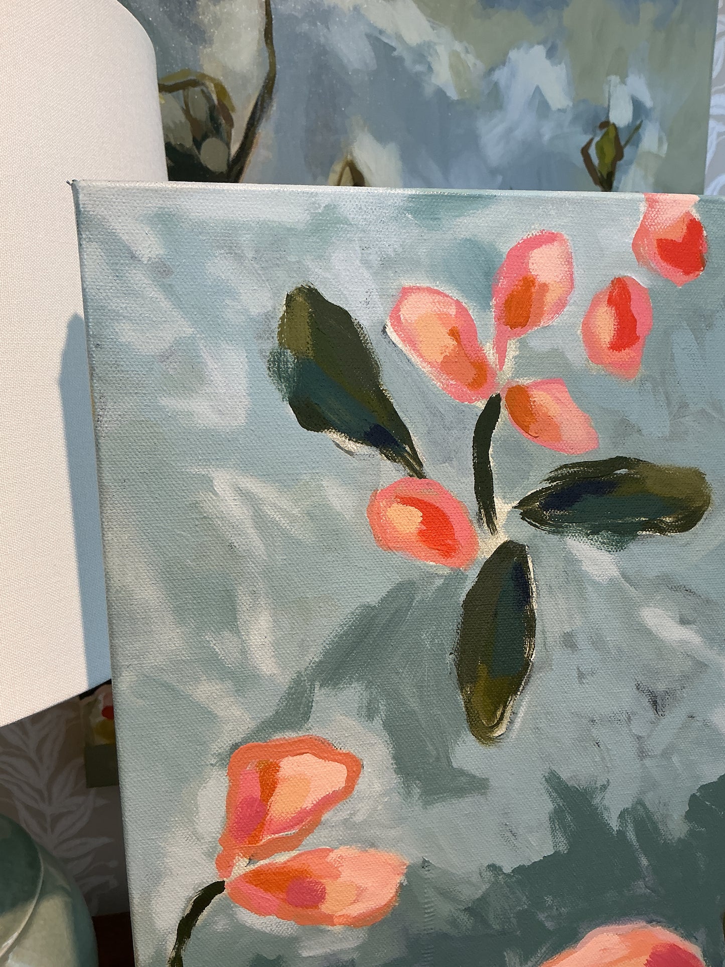 Jessa Butler Poolside Expressionist Botanical Painting