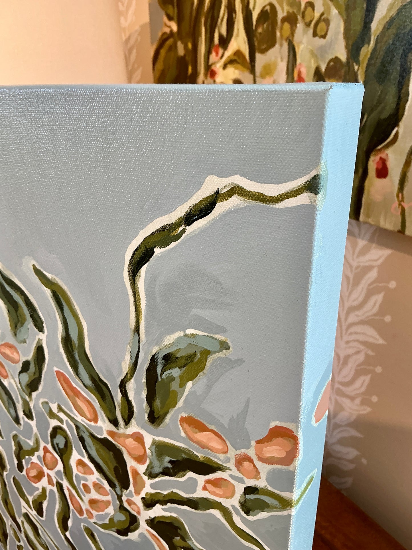 Jessa Butler This Too Shall Pass Expressionist Botanical Painting