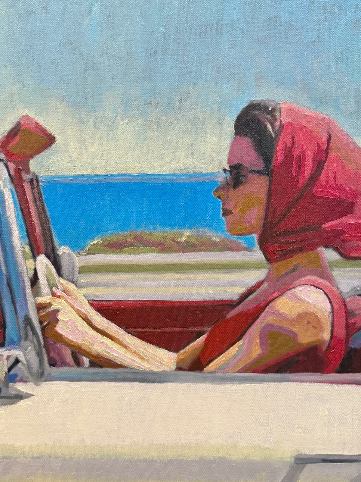 Karen McCool Road Trip Rules: I Control The Radio You Hand Me The Snacks Oil Painting