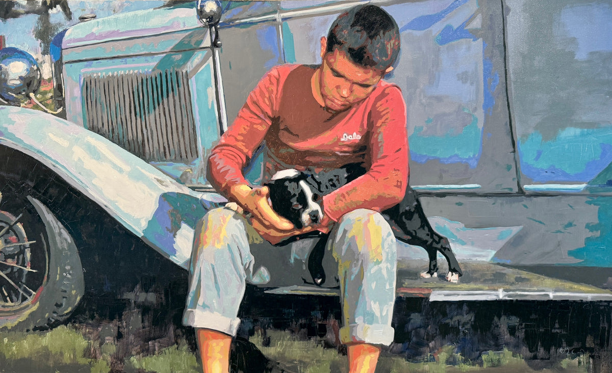 Karen McCool Be The Kind Of Person Your Dog Thinks You Are Oil Painting