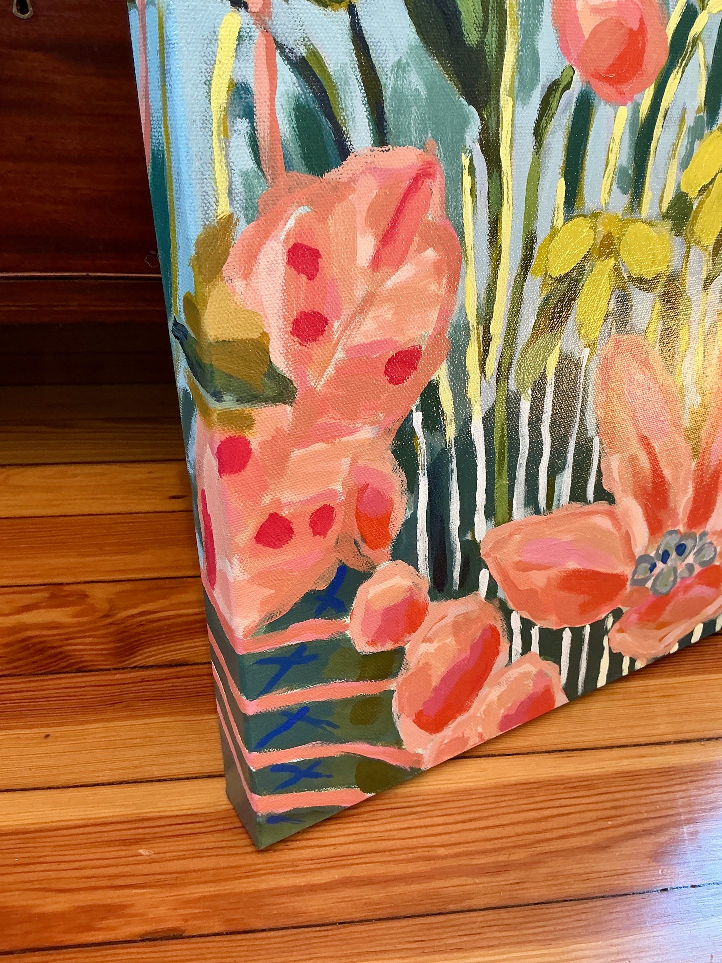 Jessa Butler Olive Dreamers Expressionist Botanical Painting