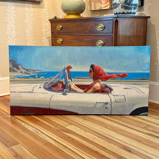Karen McCool Road Trip Rules: I Control The Radio You Hand Me The Snacks Oil Painting