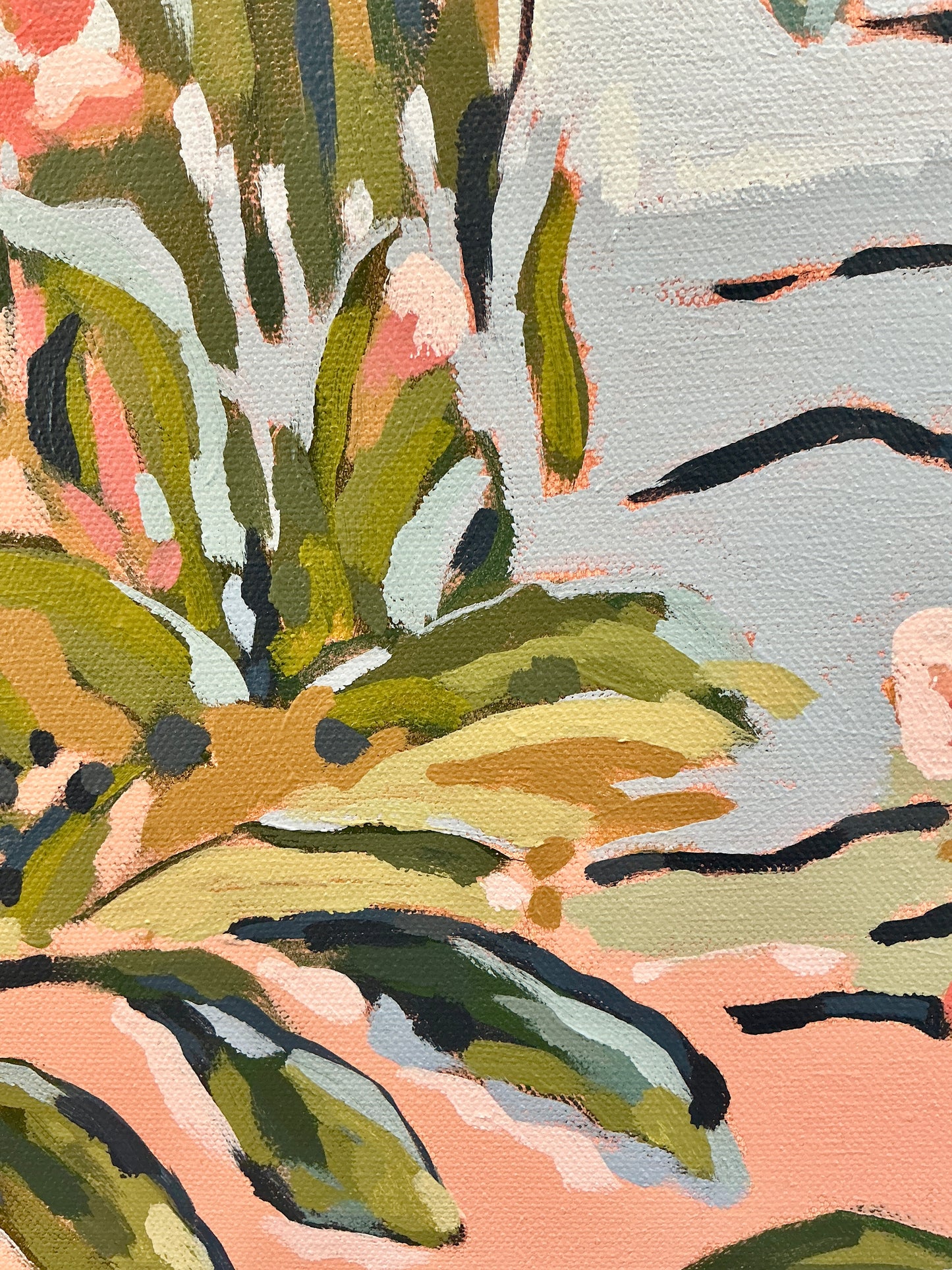 Jessa Butler Island Life Expressionist Botanical Painting