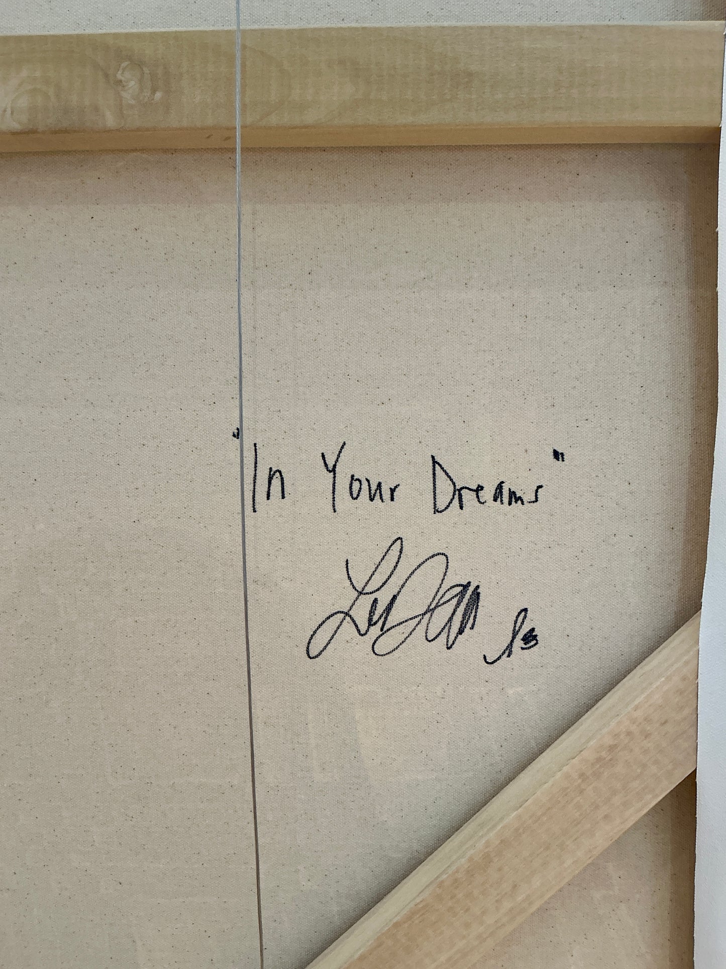 Lauren DeMarco In Your Dreams Mixed Media in Natural Maple Wood Frame