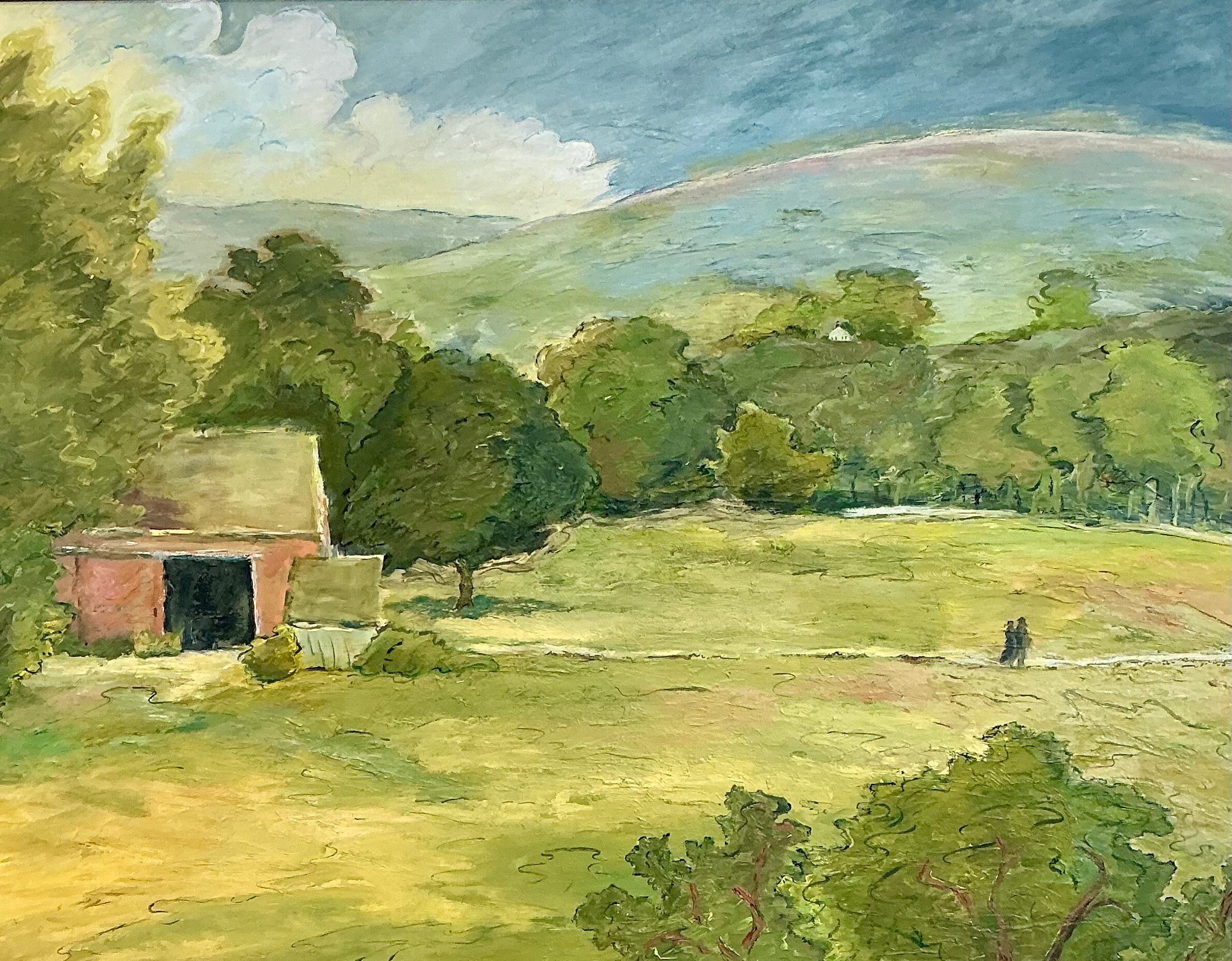 豪華！アンティーク絵画　油彩　アメリカ　森林と川風景画Antiqueヴィンテージ Landscapes and Seascapes – Sugartown Art and Antiques | Antique
