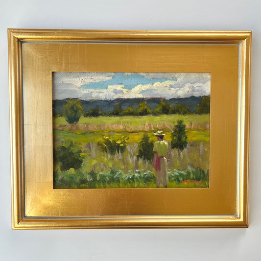 Richard Stalter (b. 1934) Rural Landscape Oil Painting