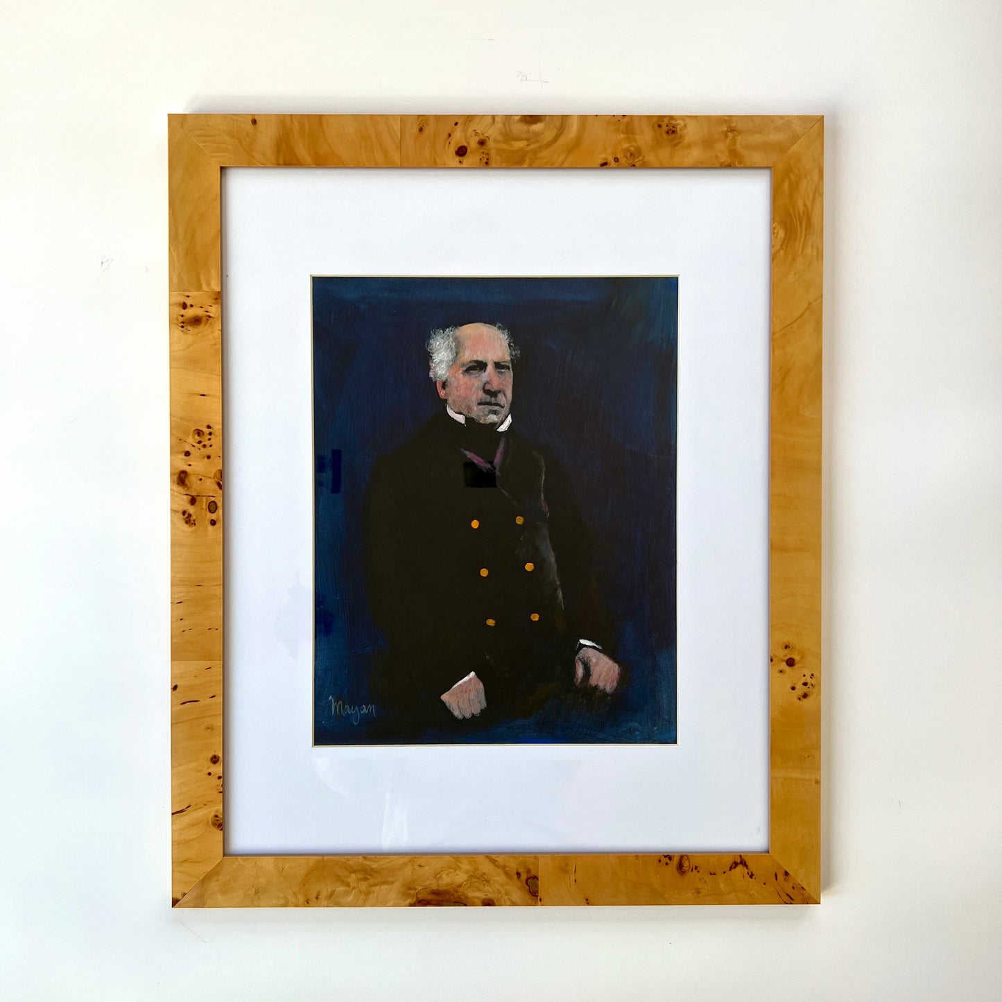 Earl Mayan portrait of Louis Auguste Cezanne, Father Of Paul Cezanne