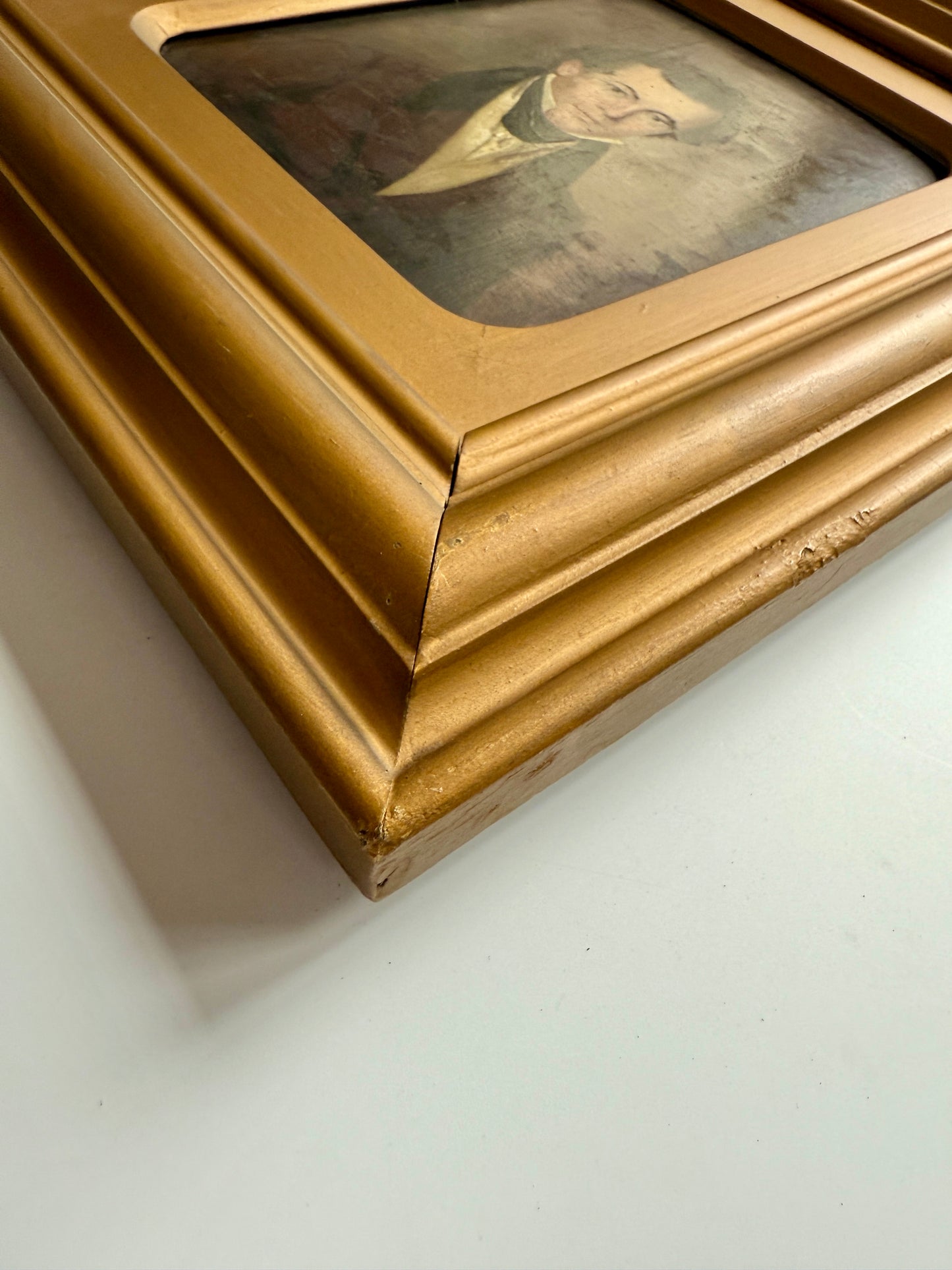 19th C. Portrait of a Philadelphia Gentleman Robert Charlton Kid Oil Painting in Gold Frame