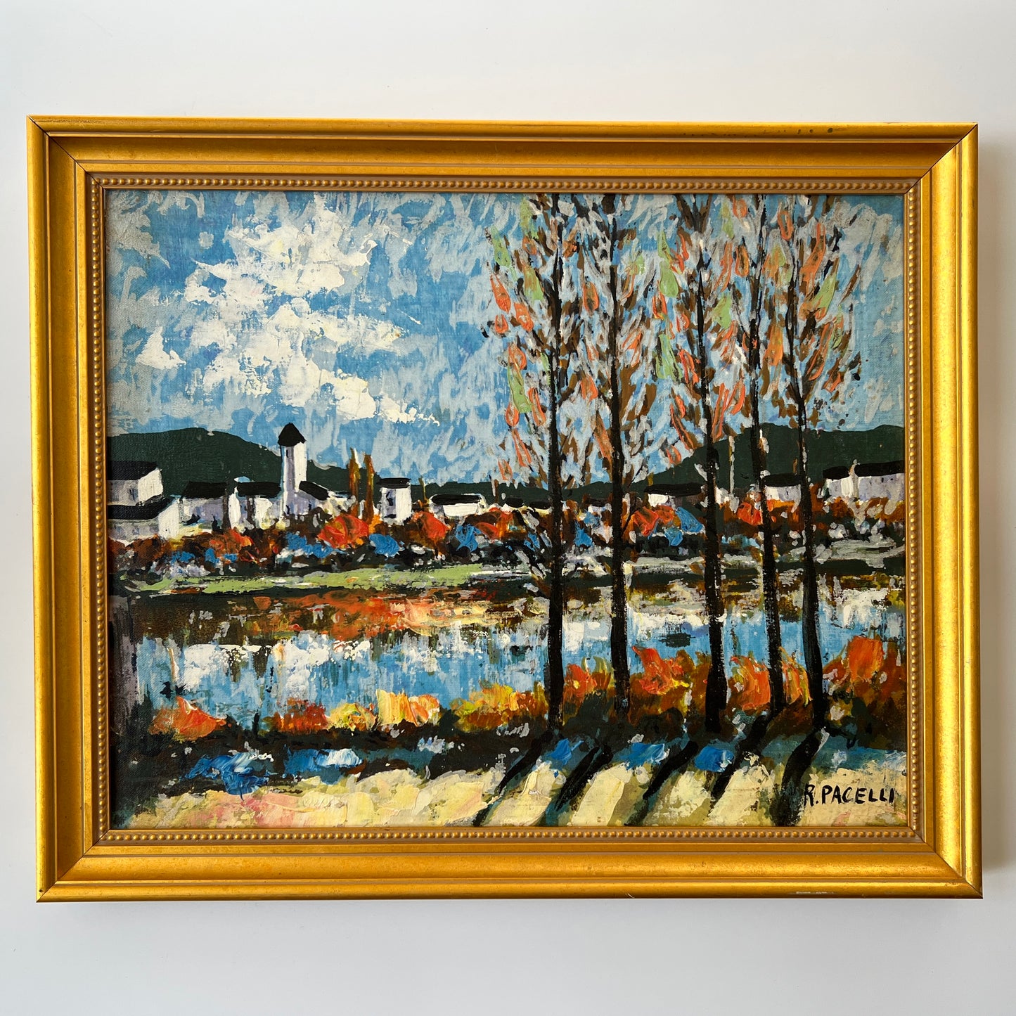 Mid Century Colorful Landscape