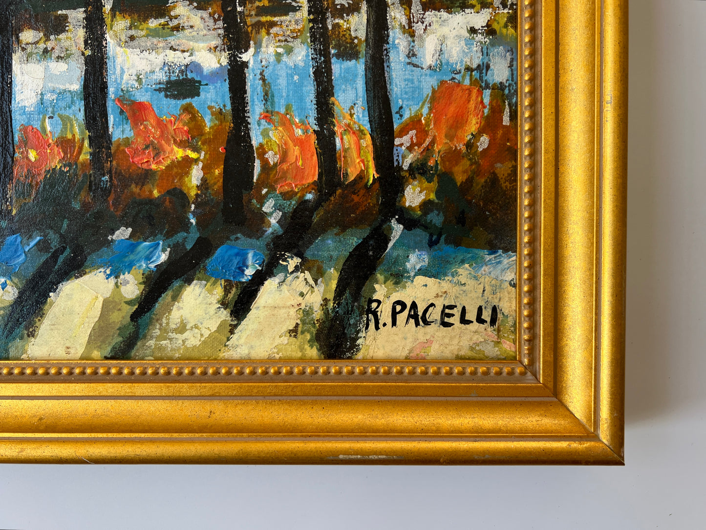 Mid Century Colorful Landscape