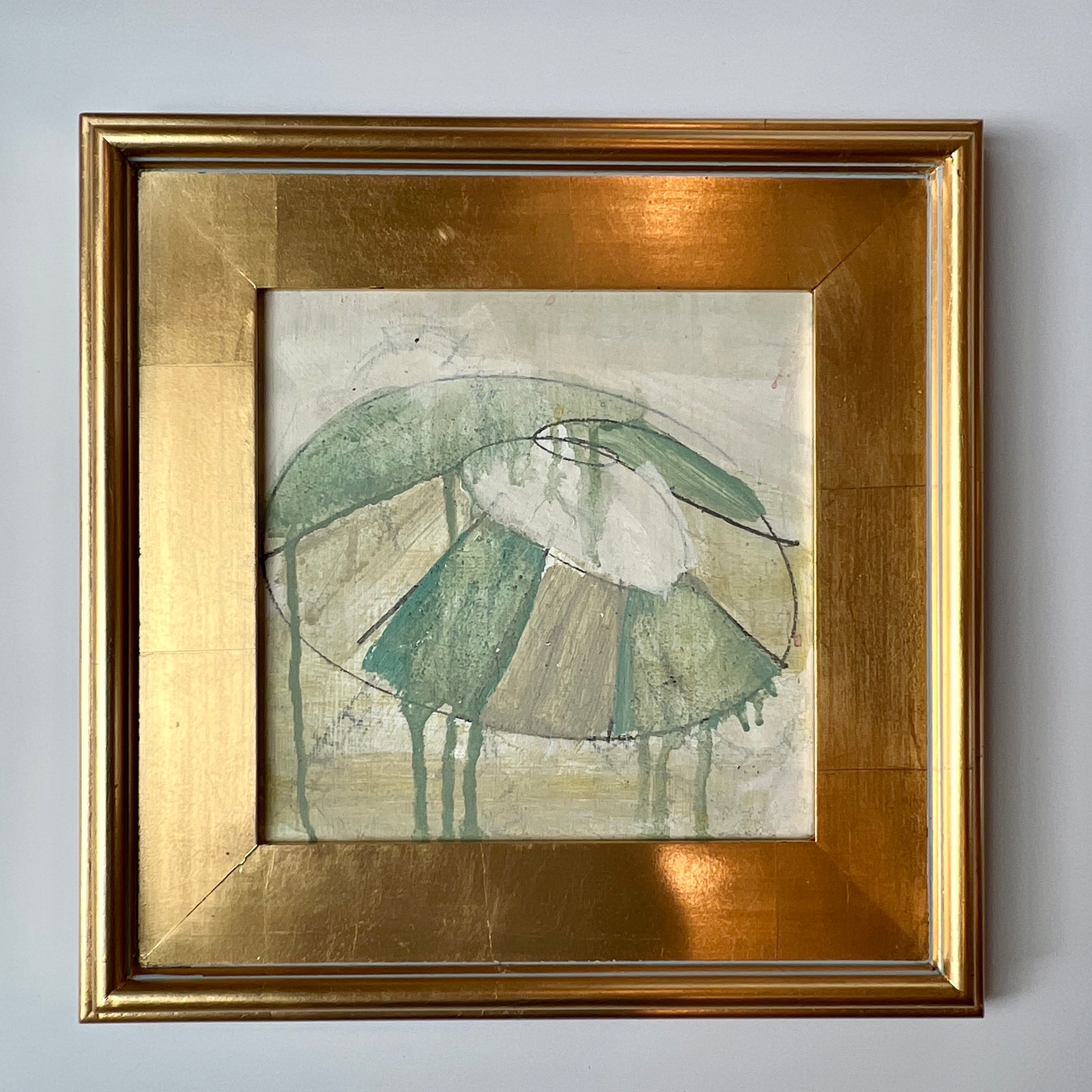 Hanly Artist Hanly Gunn Modern Abstract Umbrella Mighty Mighty Monsoon Painting ...